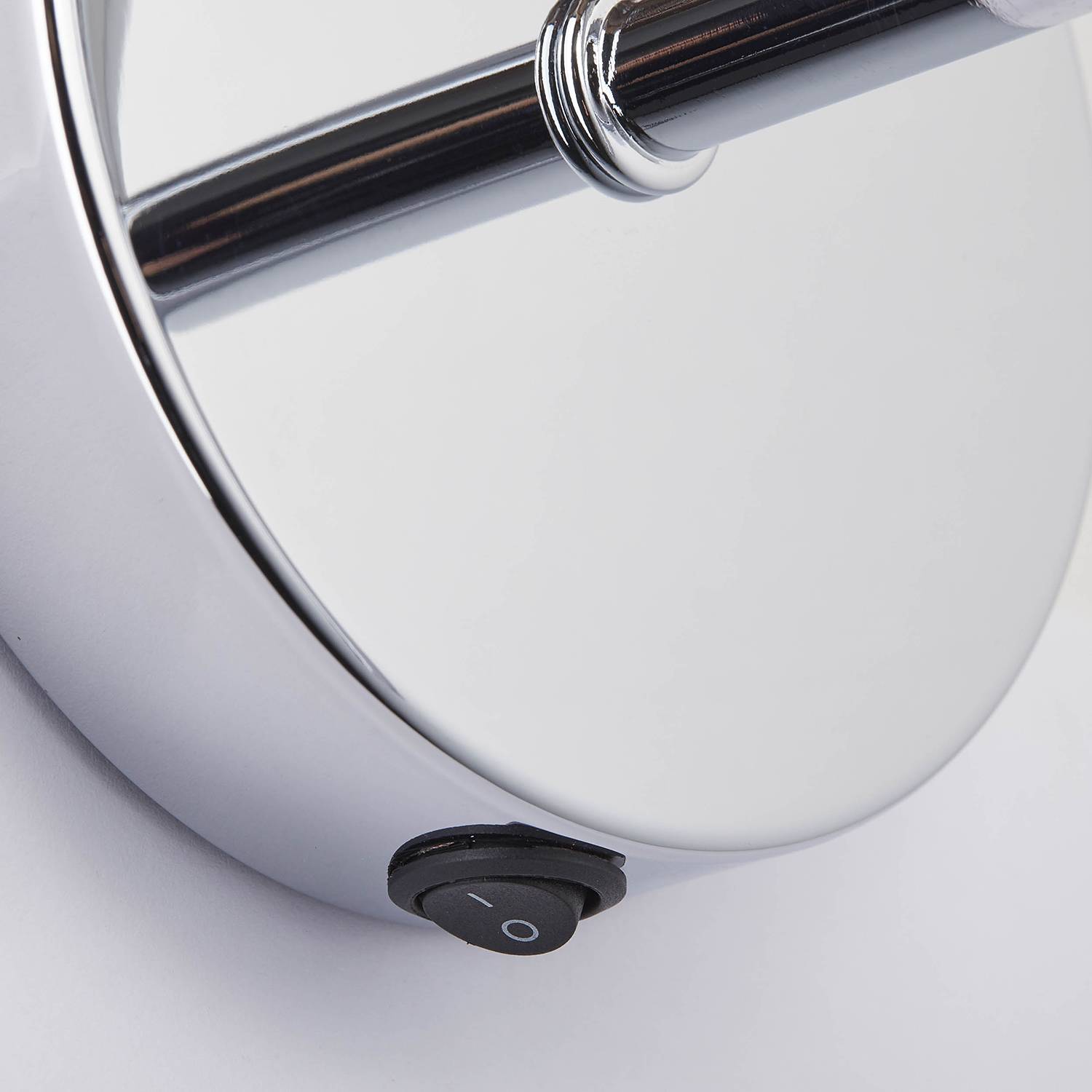 Wandleuchte Relax Milchglas Stahl