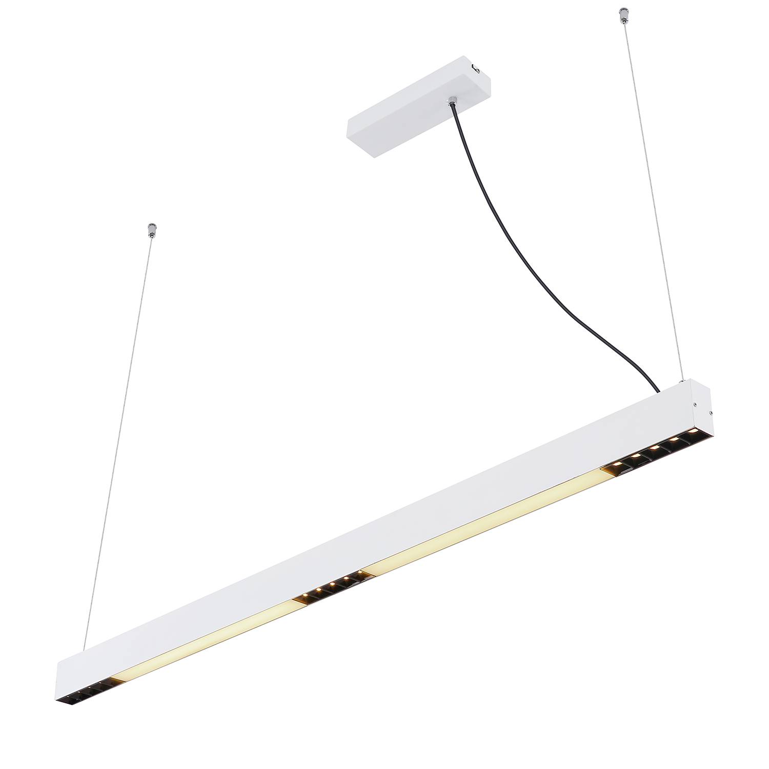 2-Light Veyras LED Pendant Light Acrylic Glass Aluminum