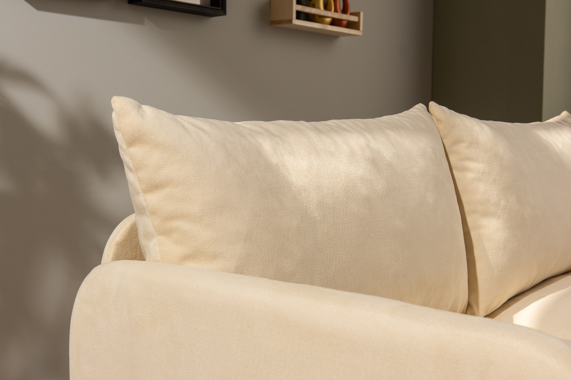 Saga Schlafsofa 2-Sitzer Creme