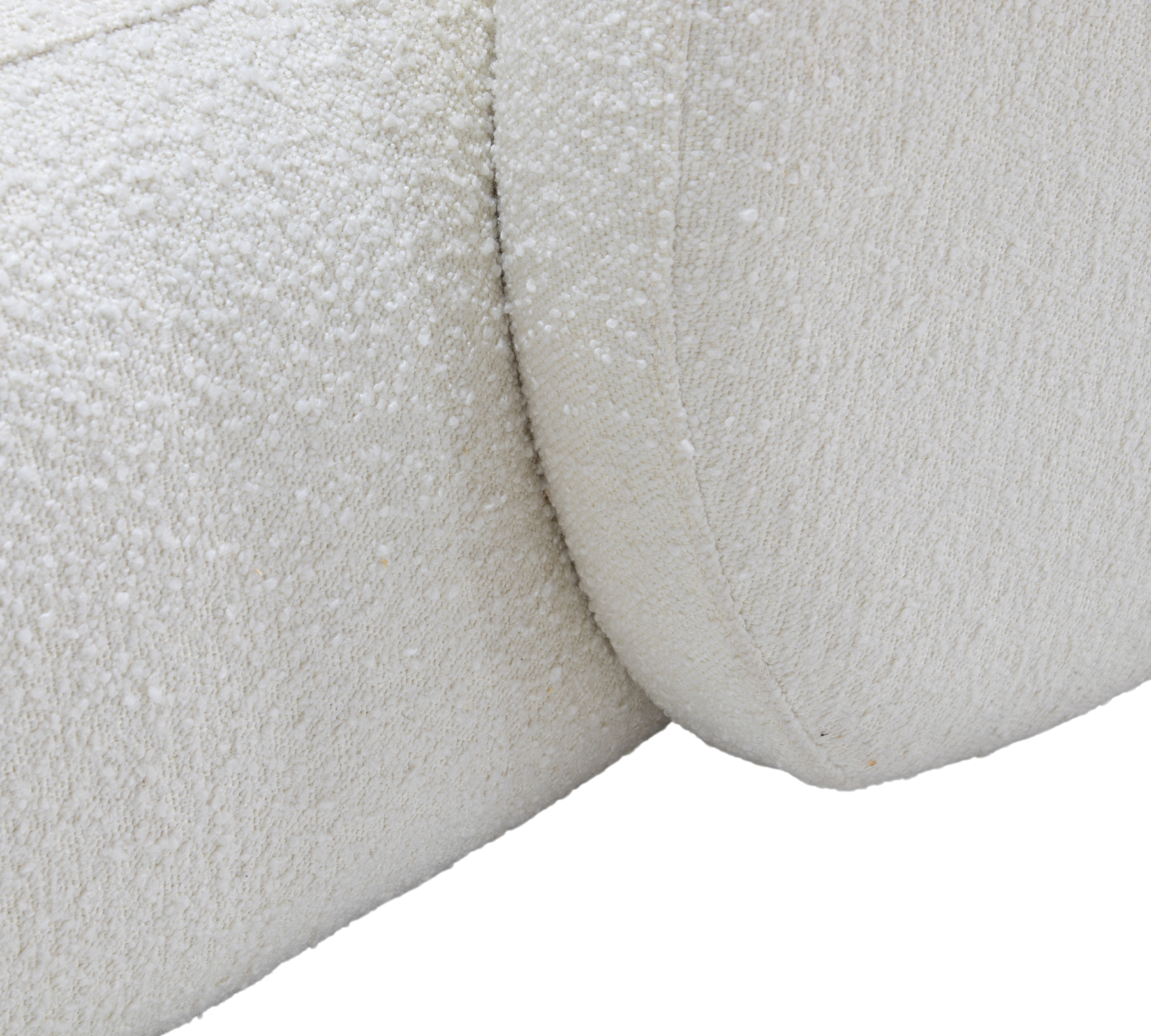 Blanca 3-Sitzer Sofa Récamiere Rechts Bouclé Off White