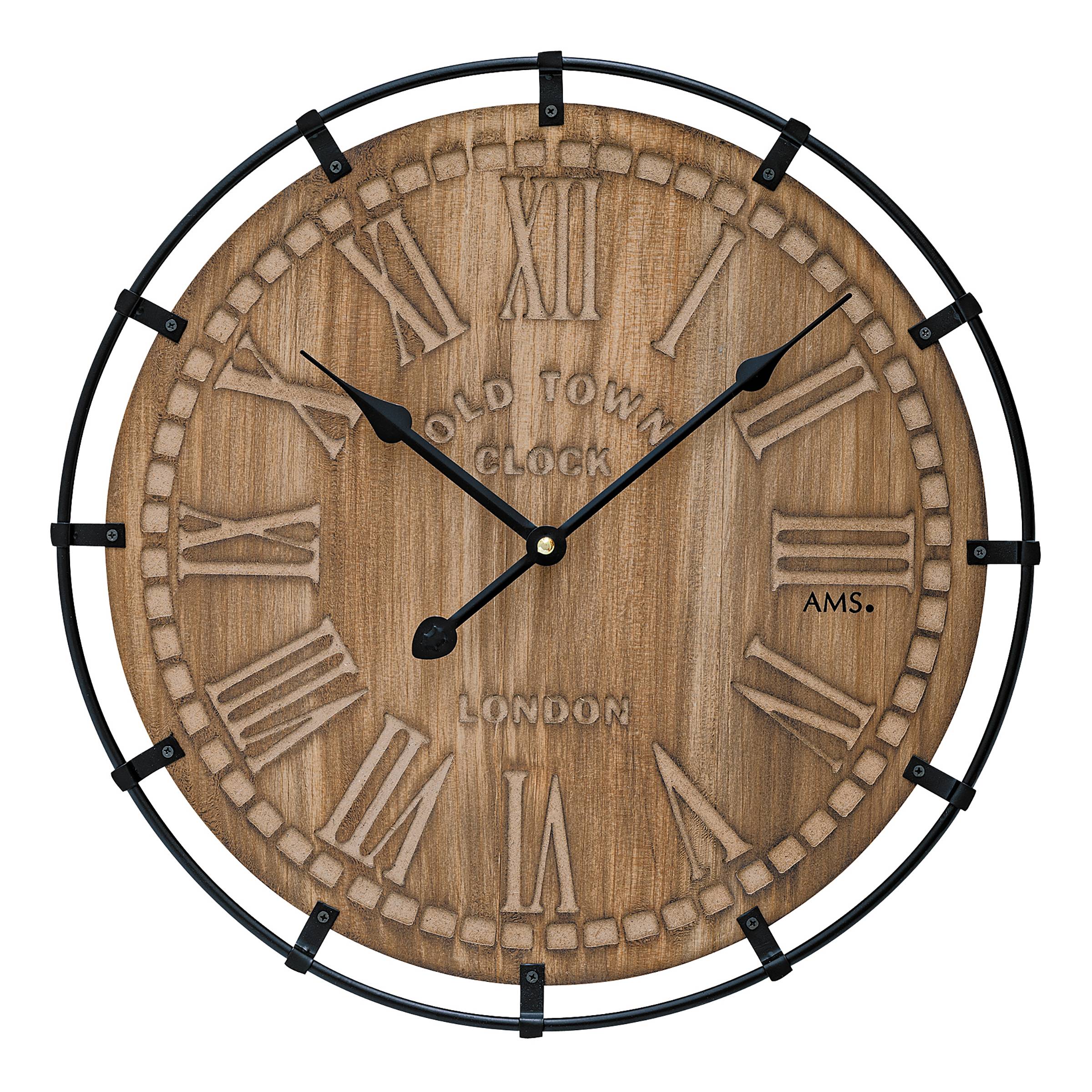 Wanduhr Maior Multicolor Eisen 40 x 40 x 3 cm