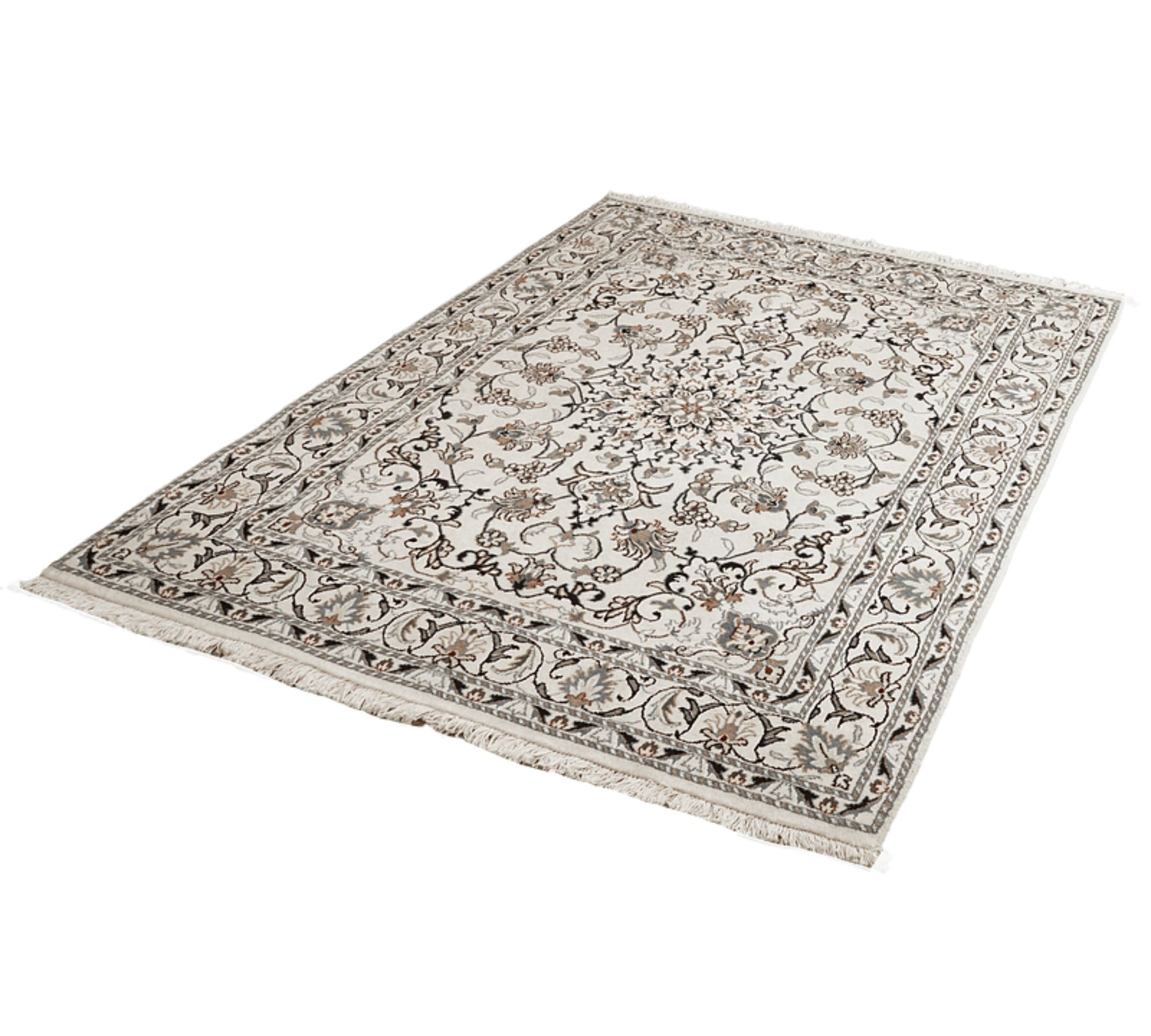 Nain 12la Teppich Wolle Beige