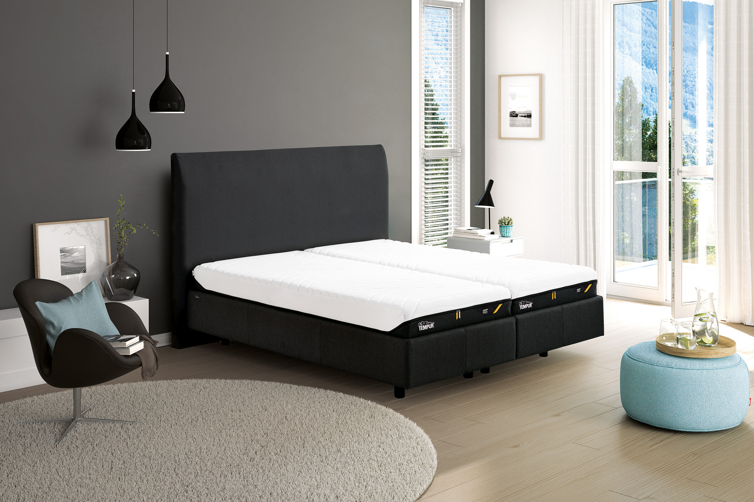 PRO® Plus CoolQuilt Matratze 27cm Mittelfest Hybrid 90cm B
