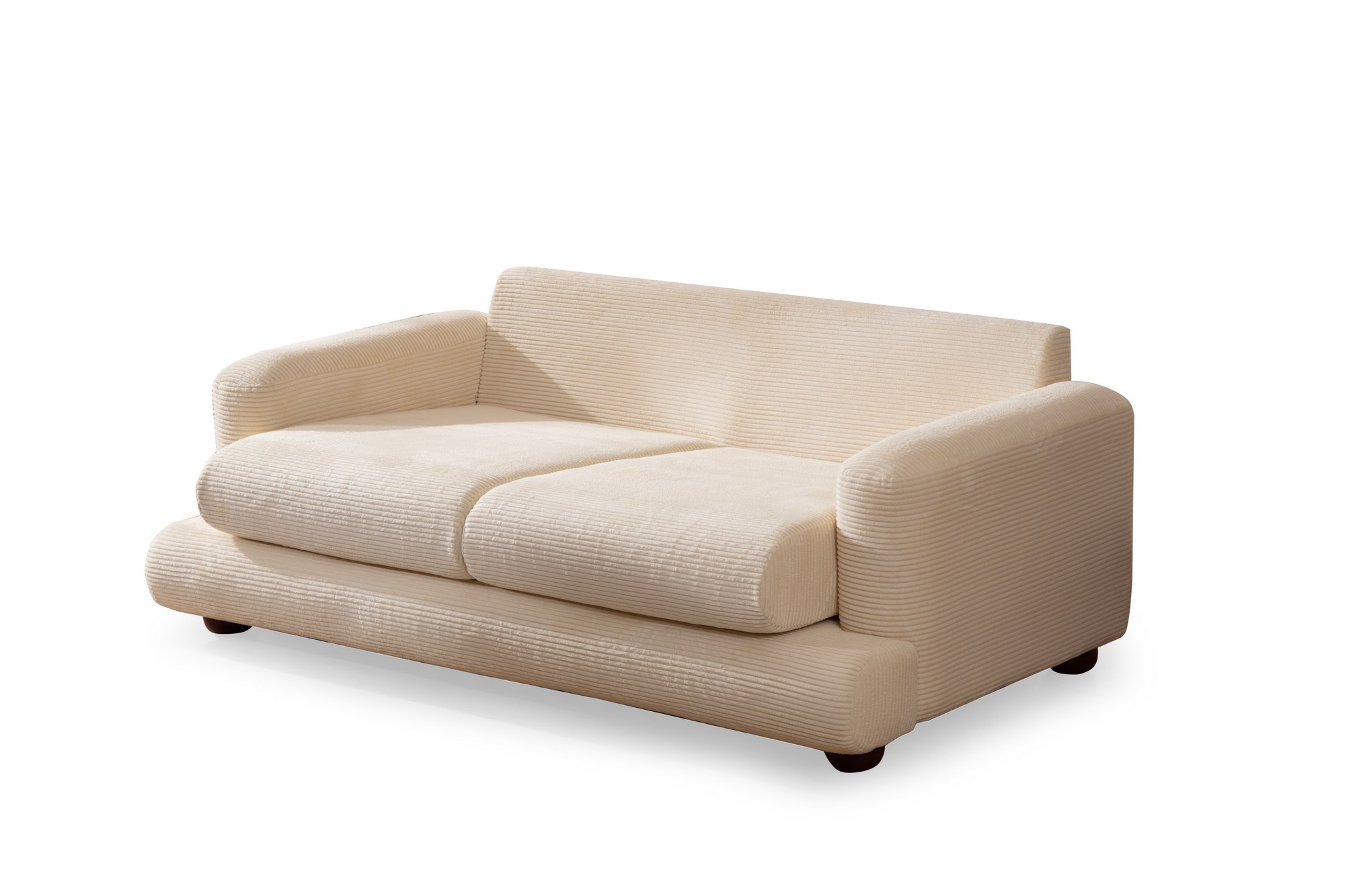 River 2-Sitzer Sofa Creme