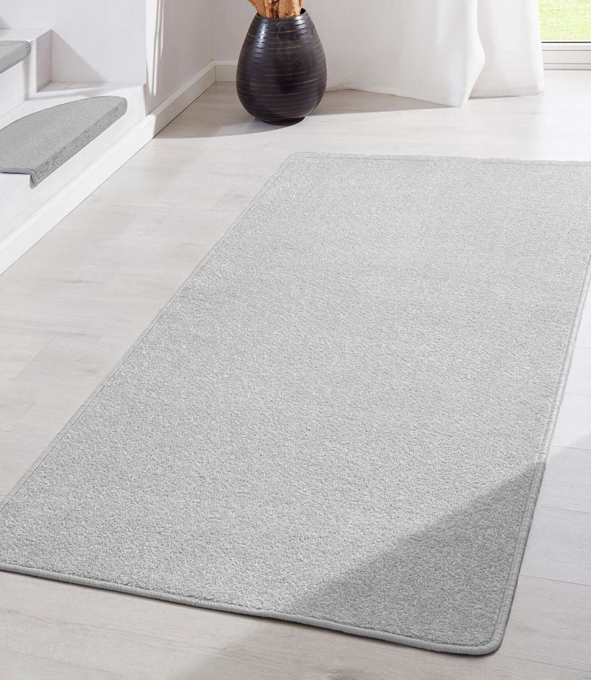 Läufer Textil Grau