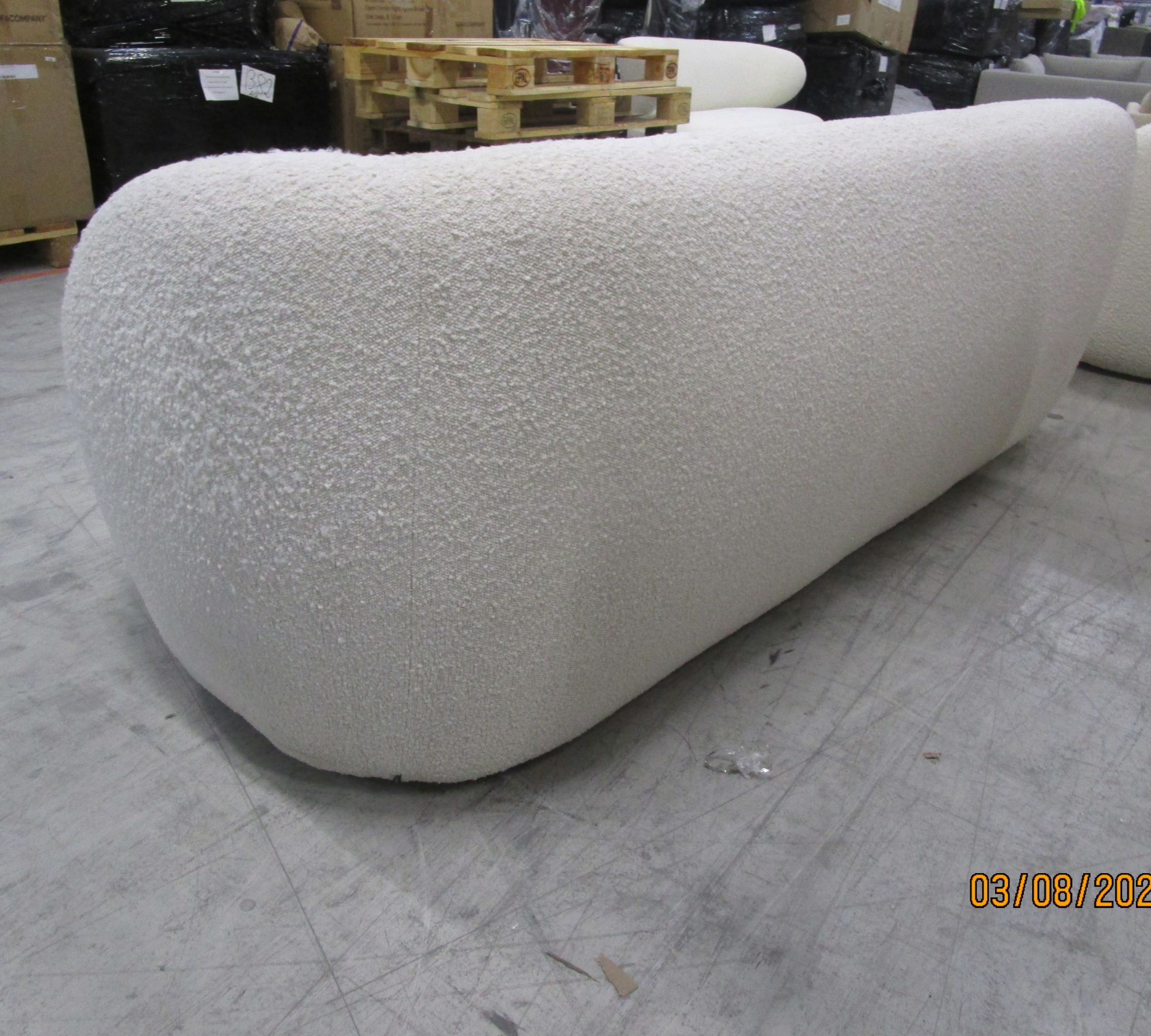 Paula Sofa 3-Sitzer Maya Cream