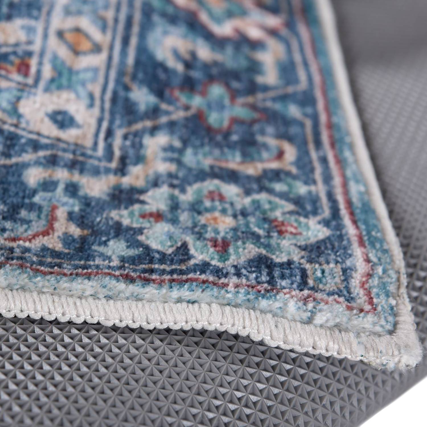 Badteppich Oriental Two Polyester Türkis 70 x 120 cm