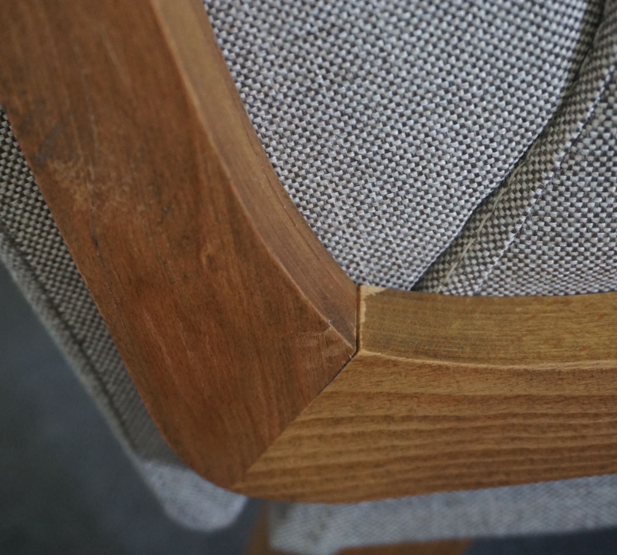 Kemer Sessel Holzfurnier Cream