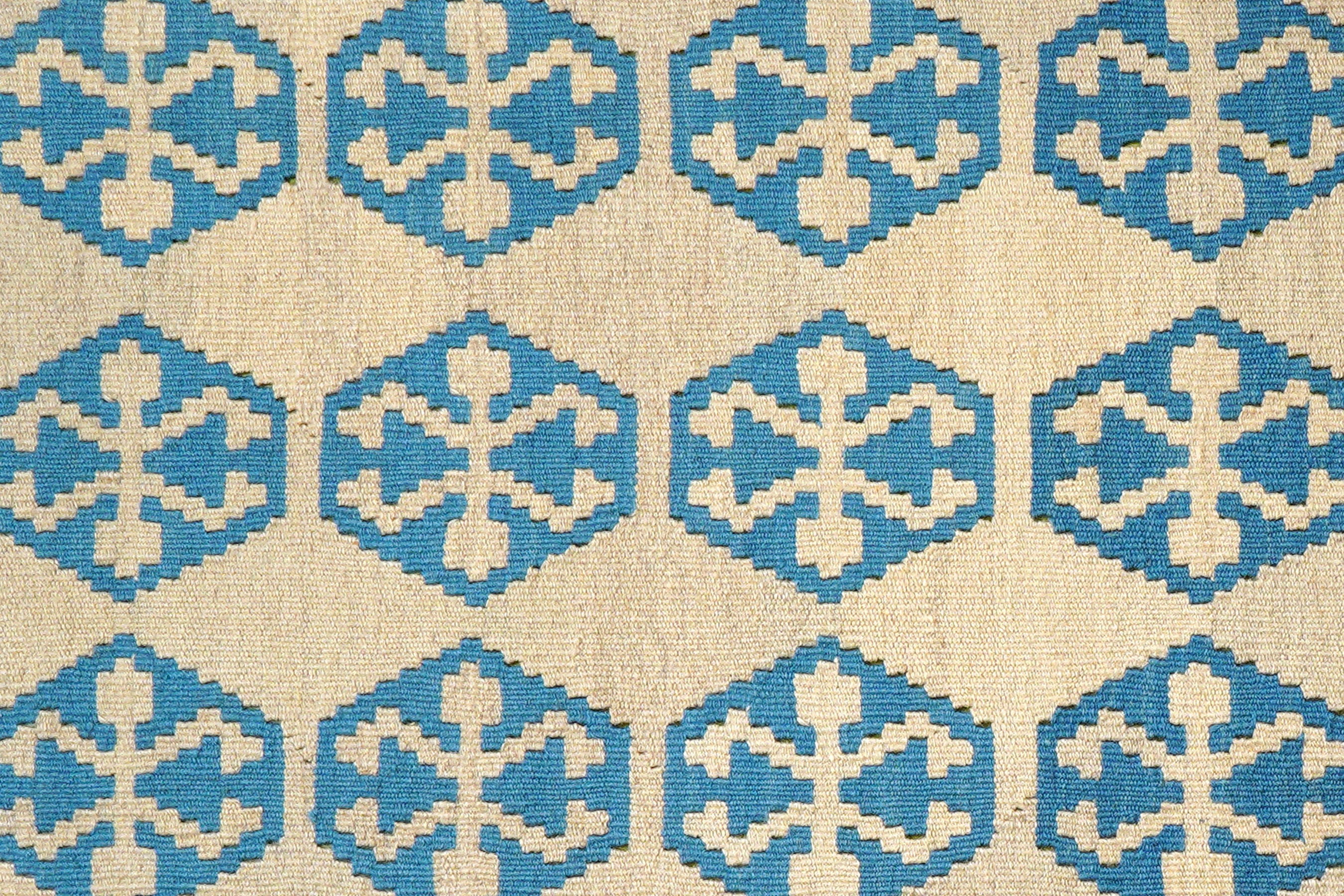 Kilim Gashgai Teppich Blau
