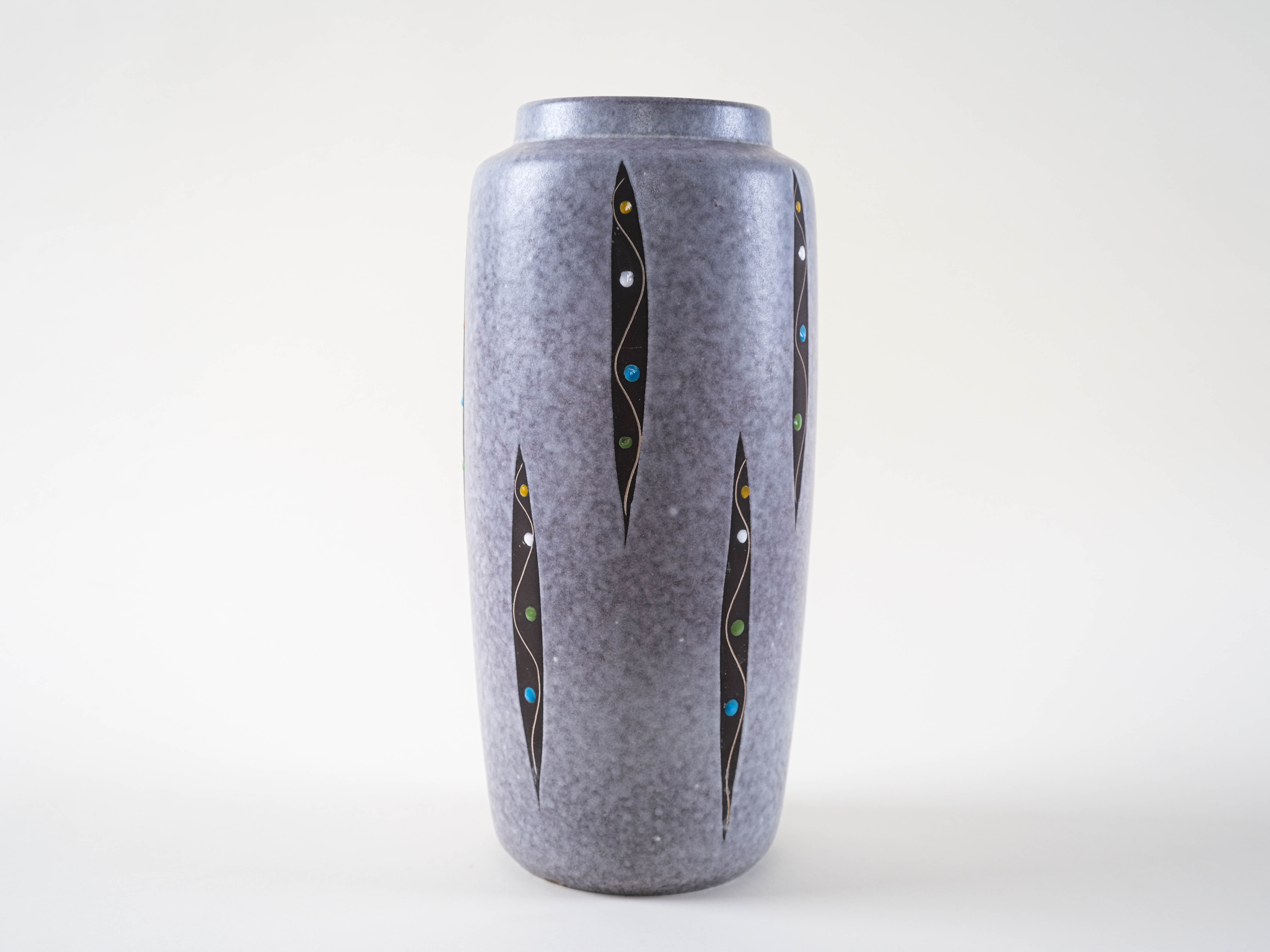 Ceramic Vase Grey 1960s