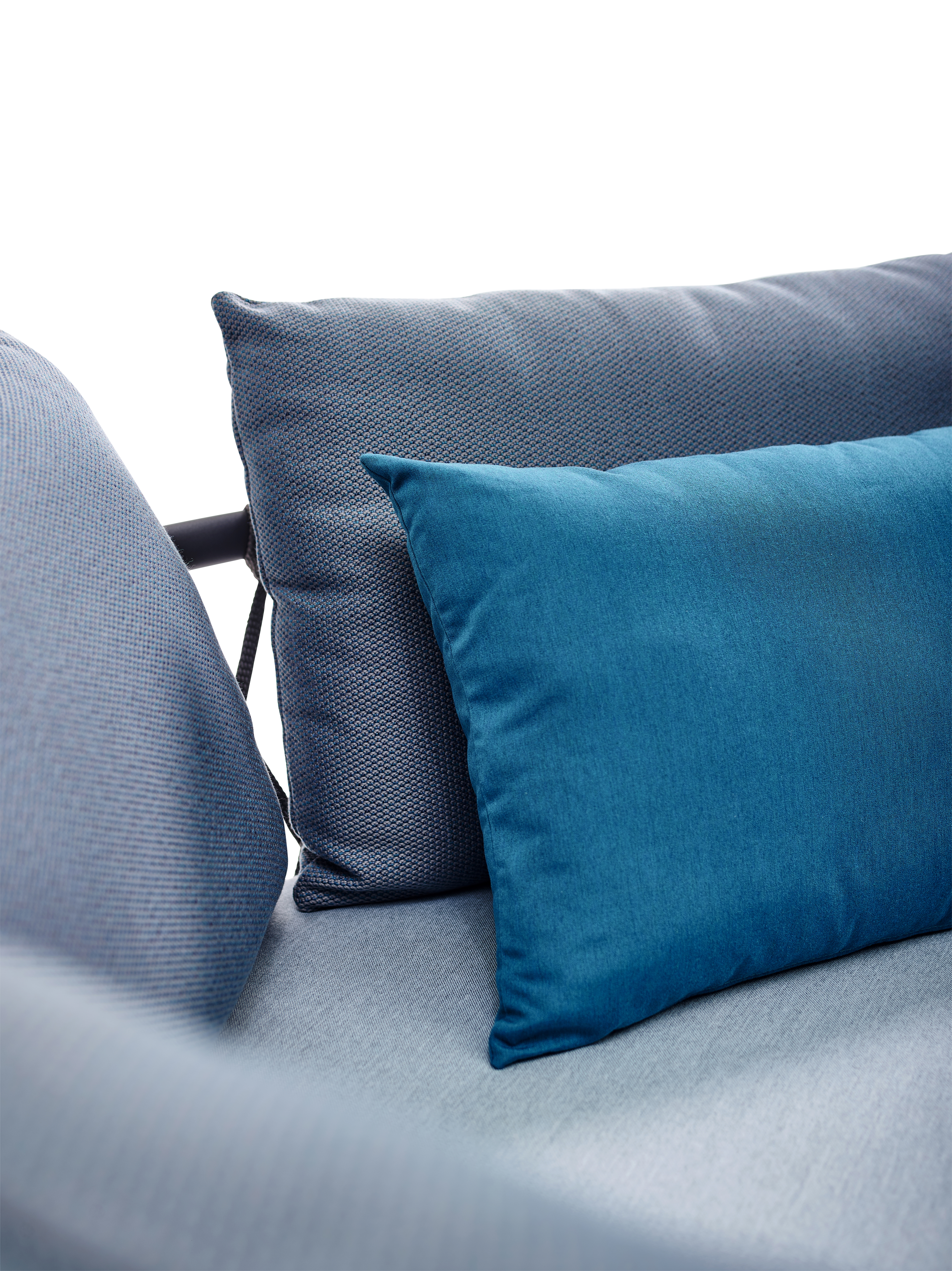 Caro Garten Lounge-Set Klein Anthrazit Blau