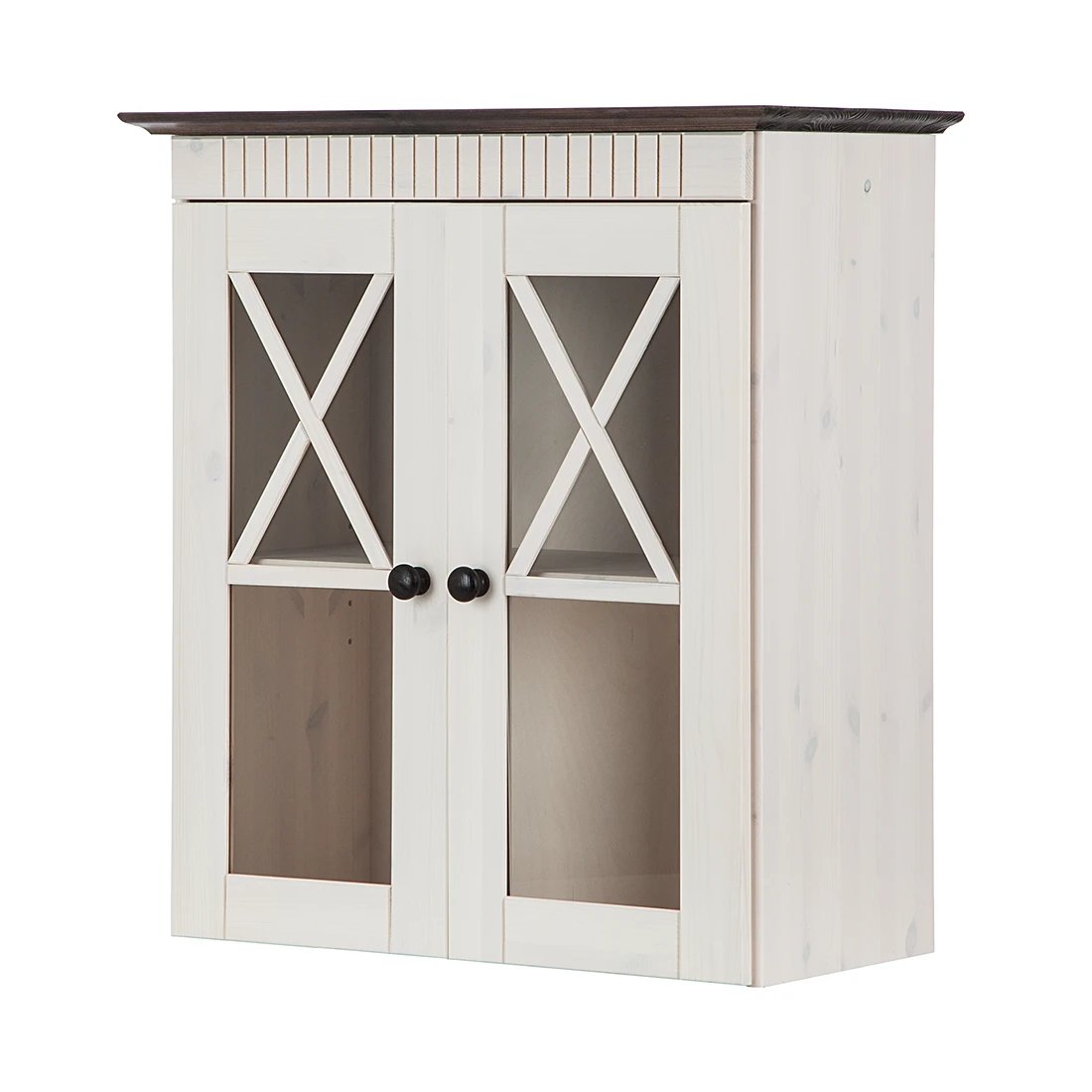 Hängeschrank Holz Weiß