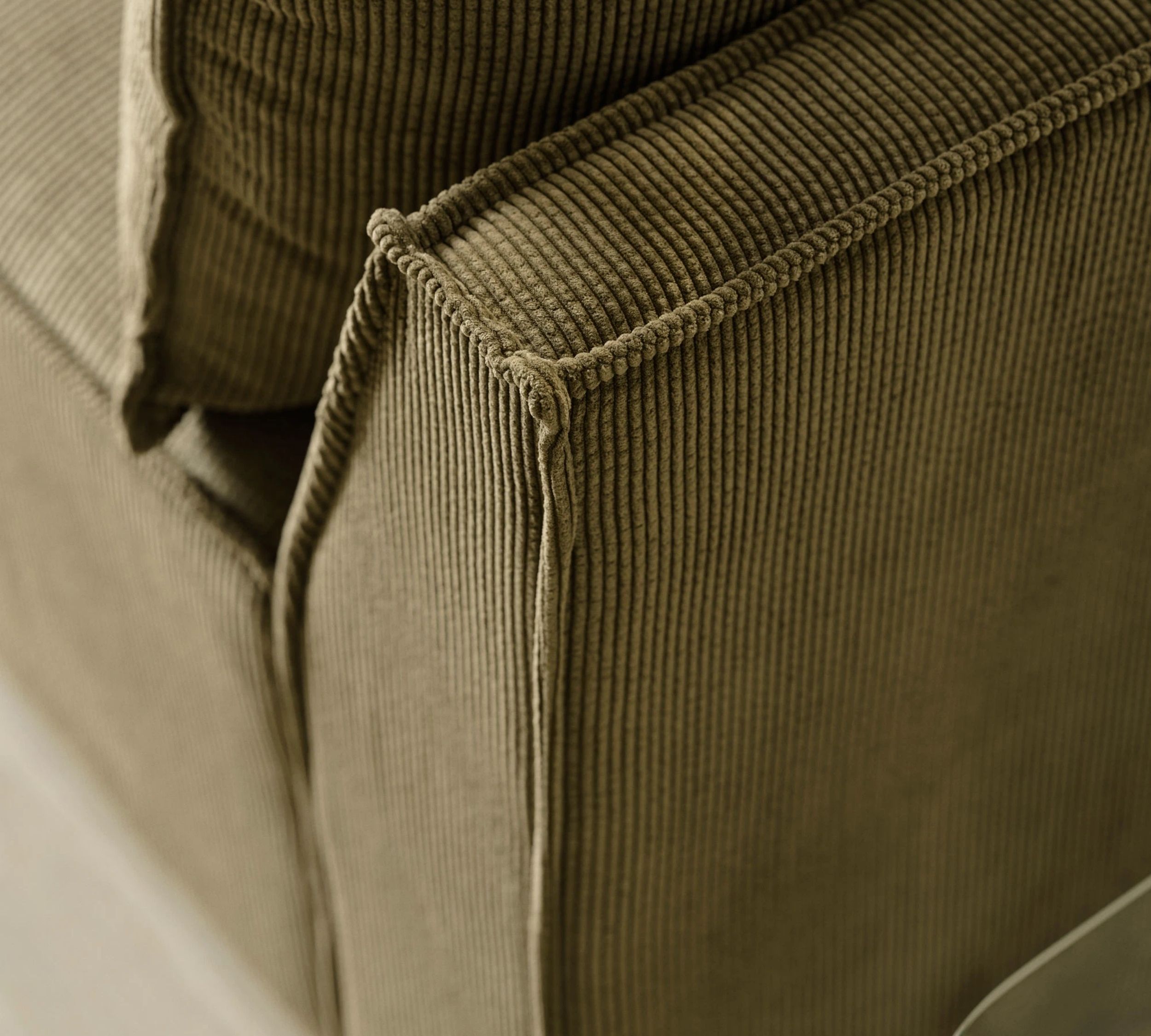 Daphne 1-Sitzer Eckmodul Rechts Free Sage