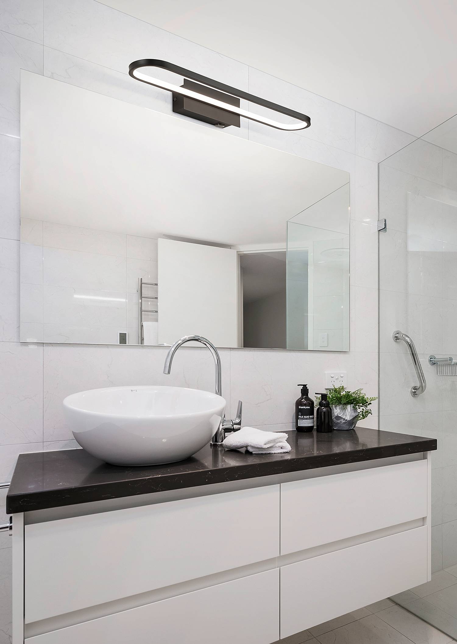 Gianni Type A LED wall light Silicone Iron 1-flame