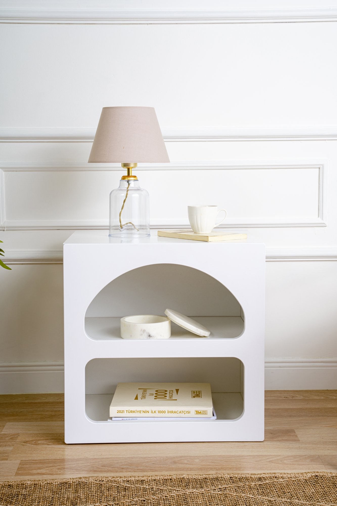 Lorin Nightstand White