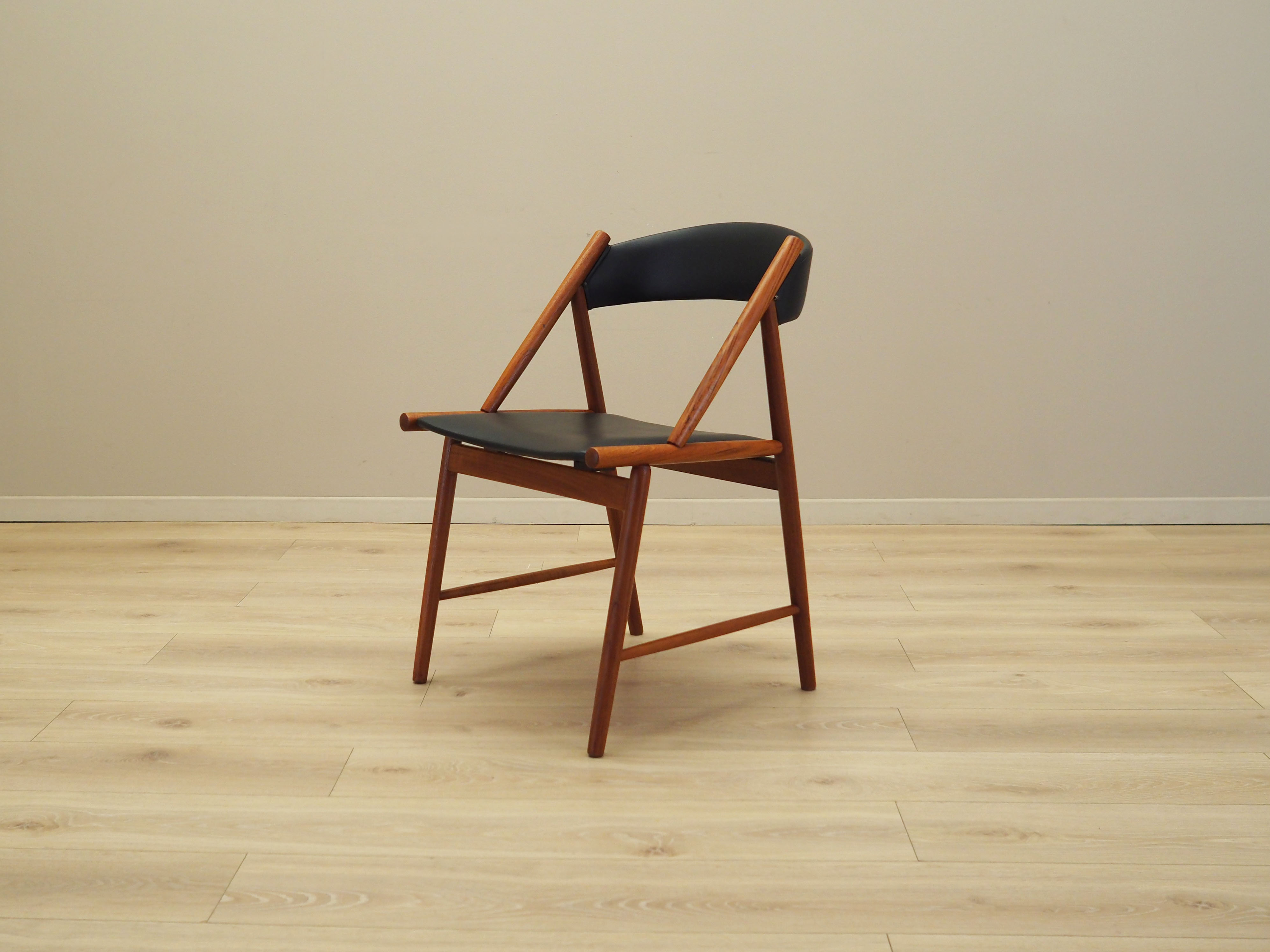 Sedia da pranzo in teak anni '70