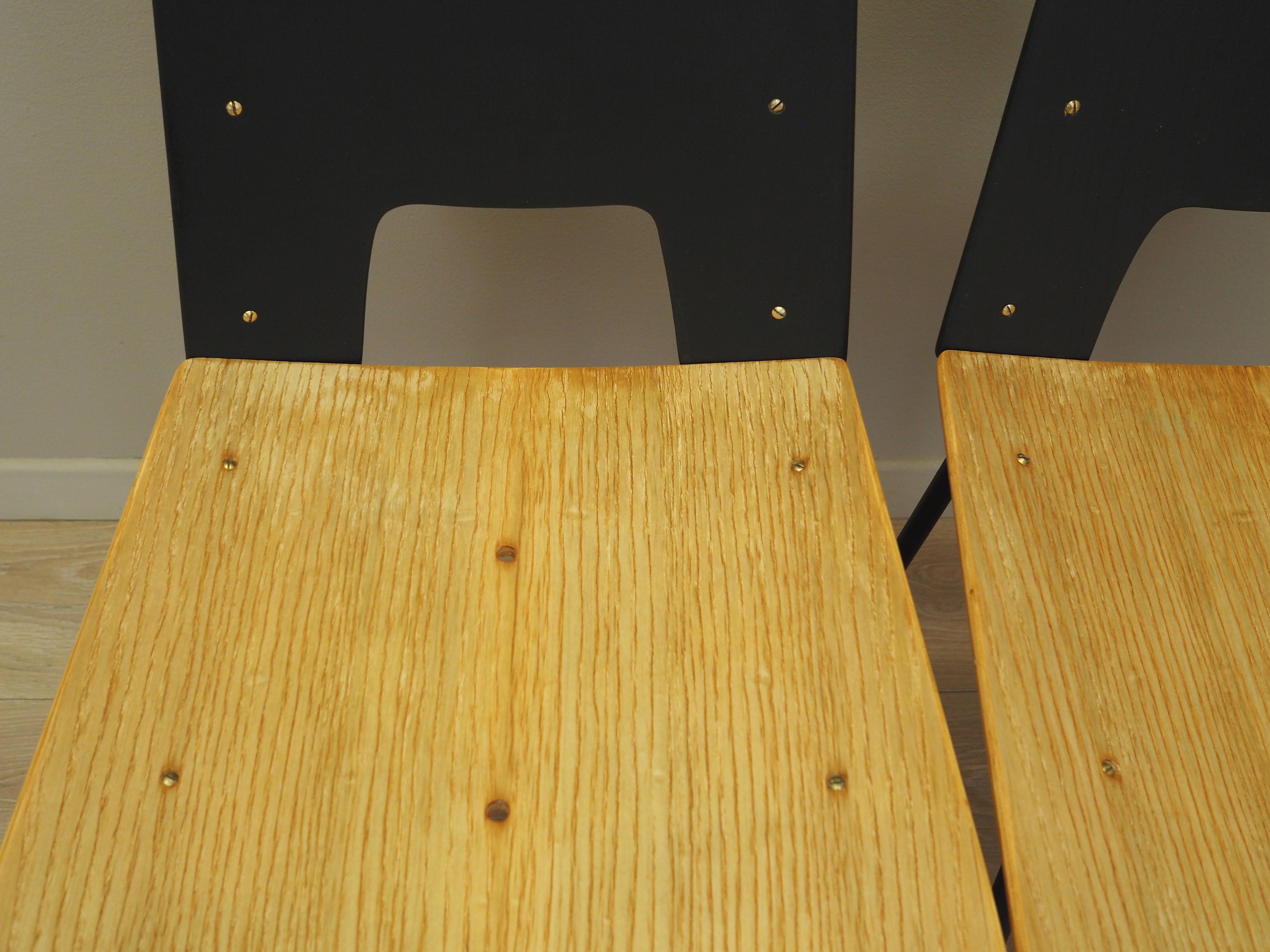 6x Carlo Ratti Dining Chair Green 1950s