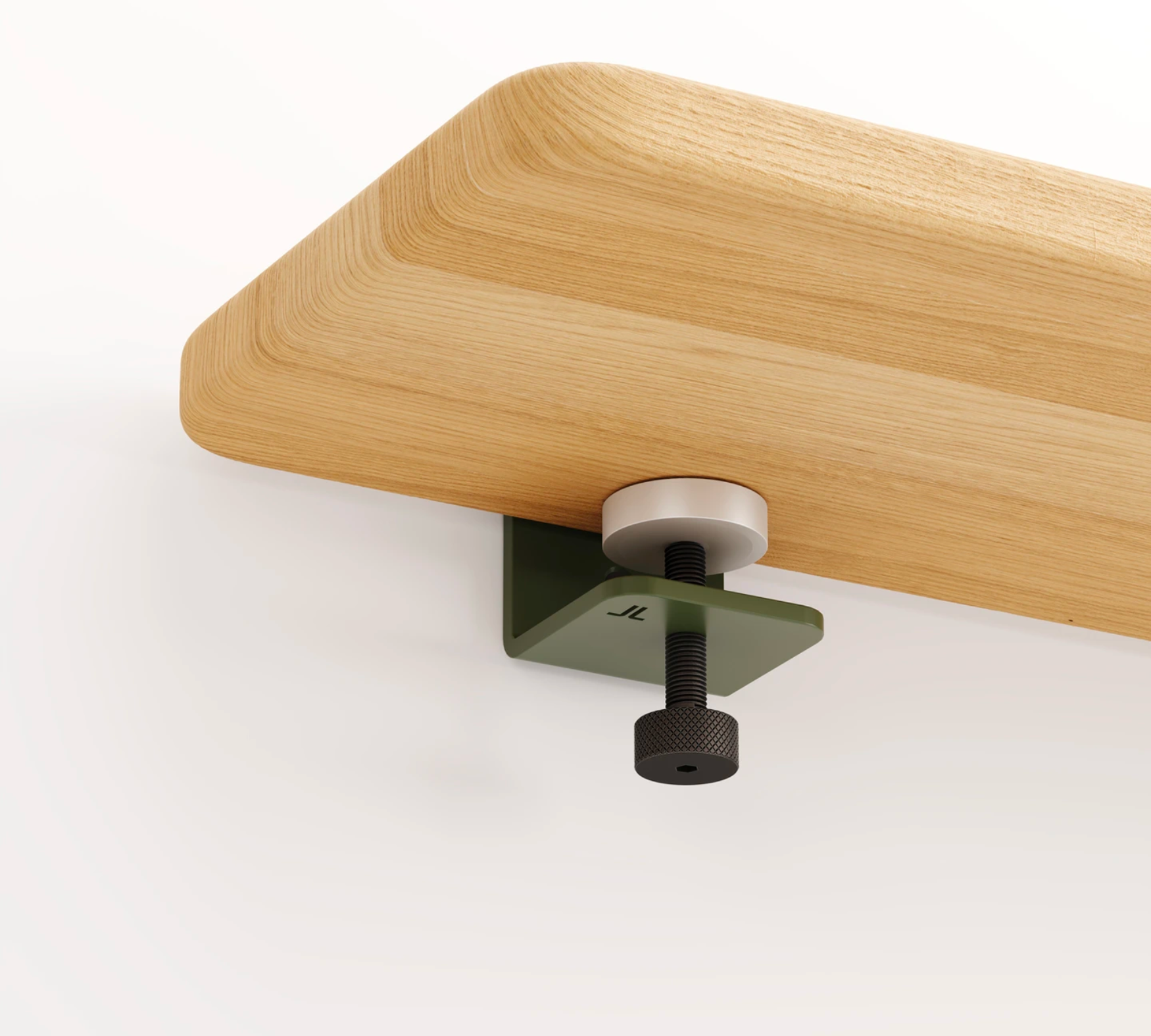 2x Bracket Wandhaken Stahl Grün