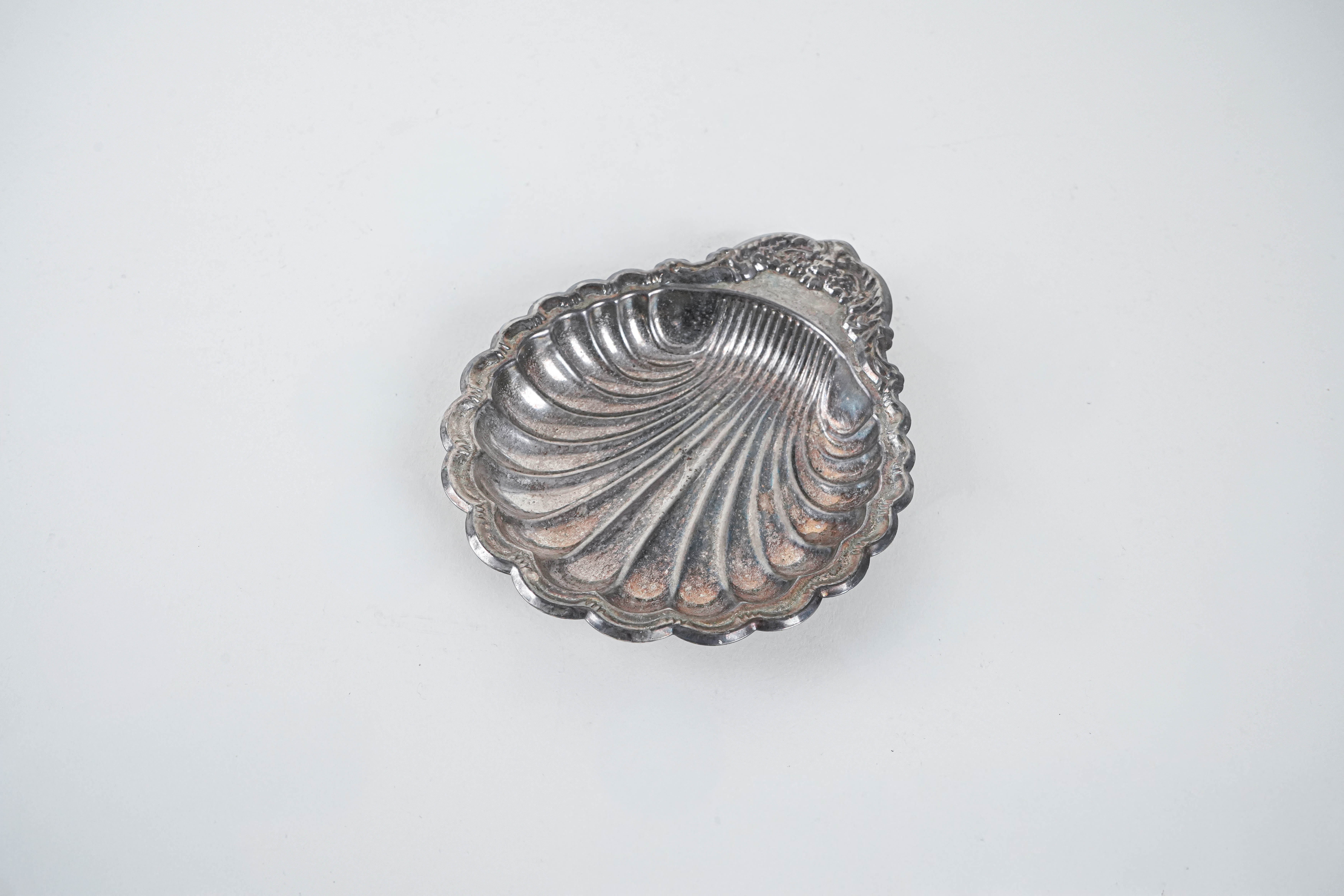 Metallplatte Silber