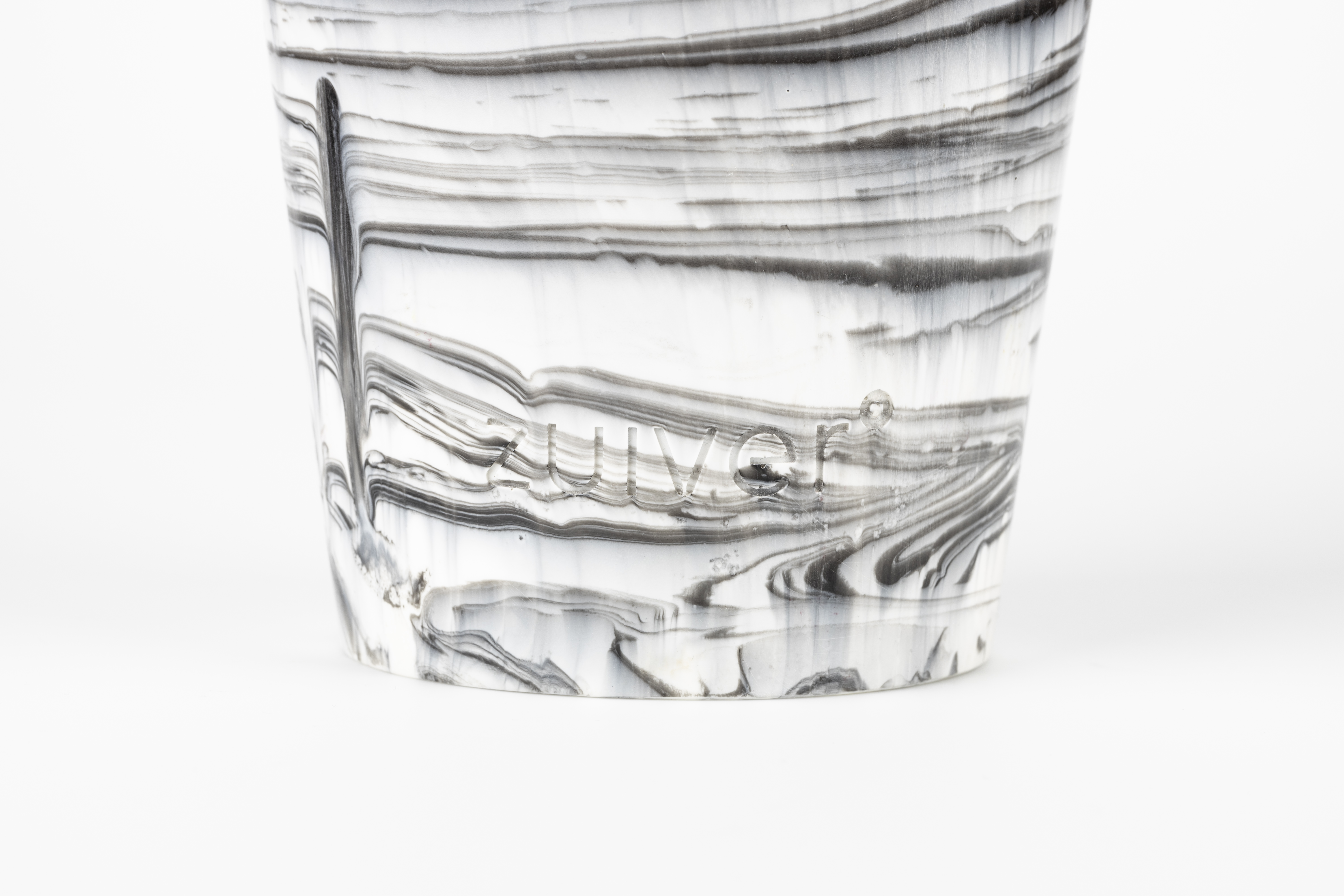 Conic Vase Kunststoff Grau