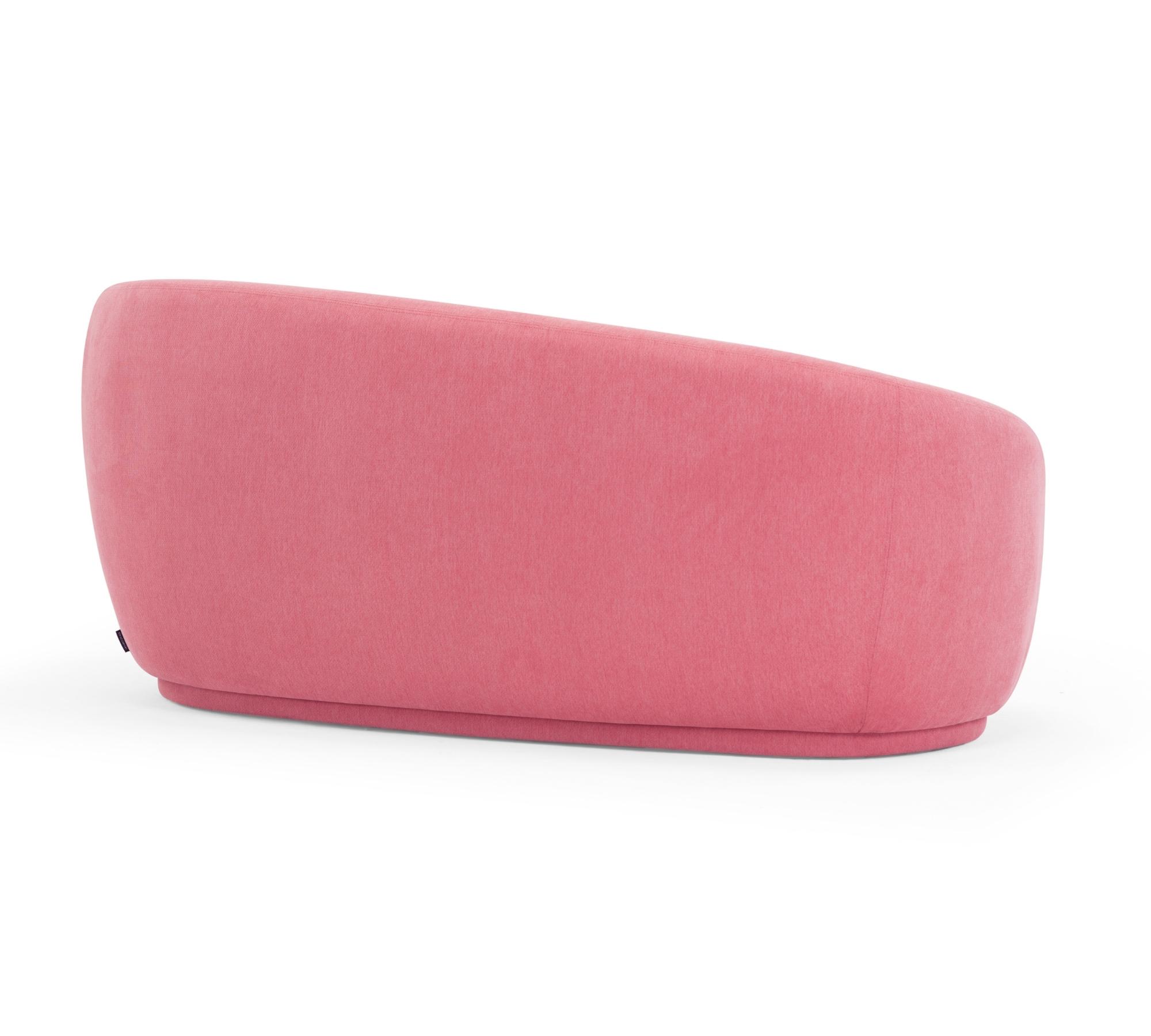 Rose Sofa 2,5-Sitzer Firenze Bubblegum