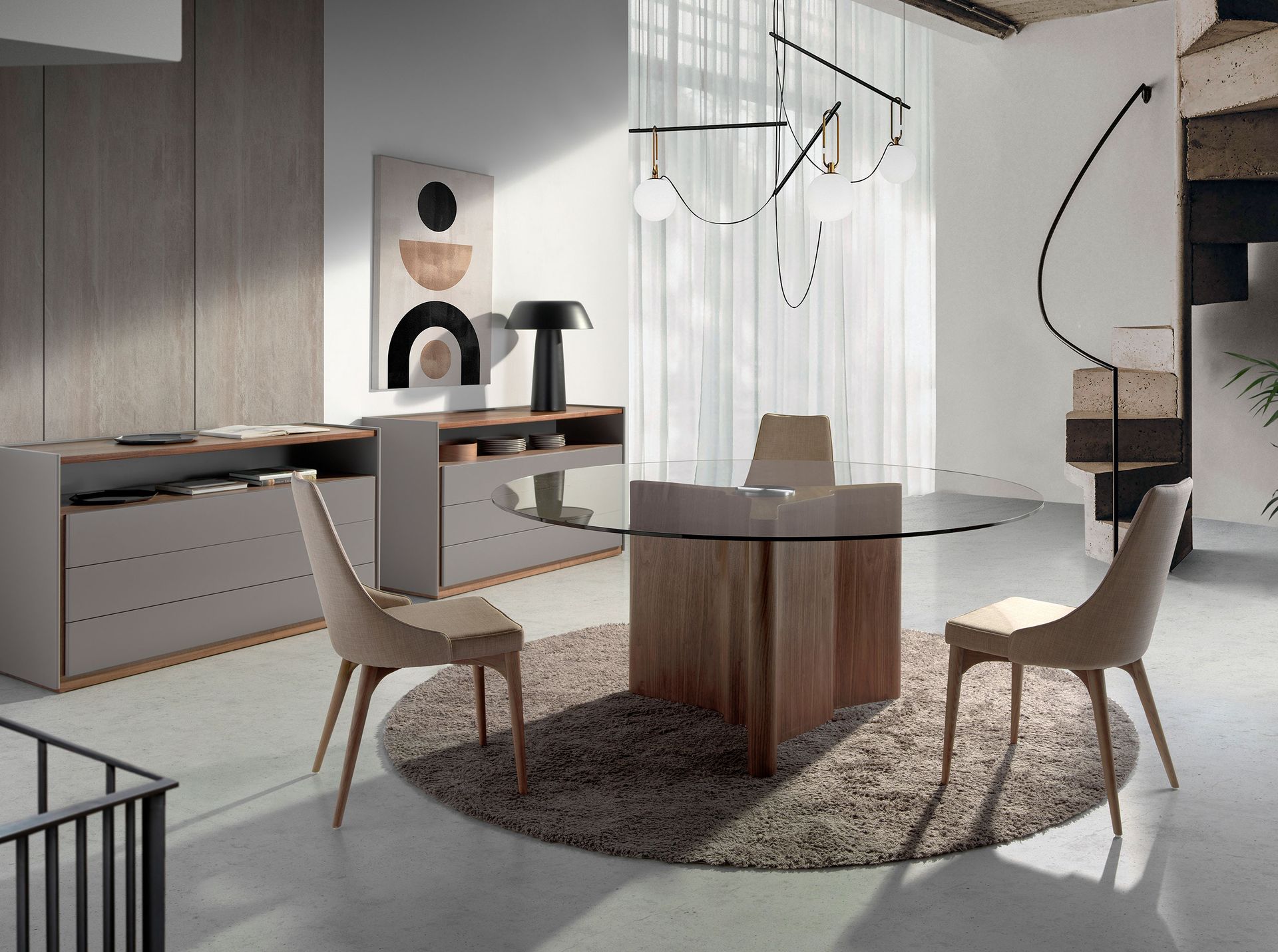 Dining chair wood brown