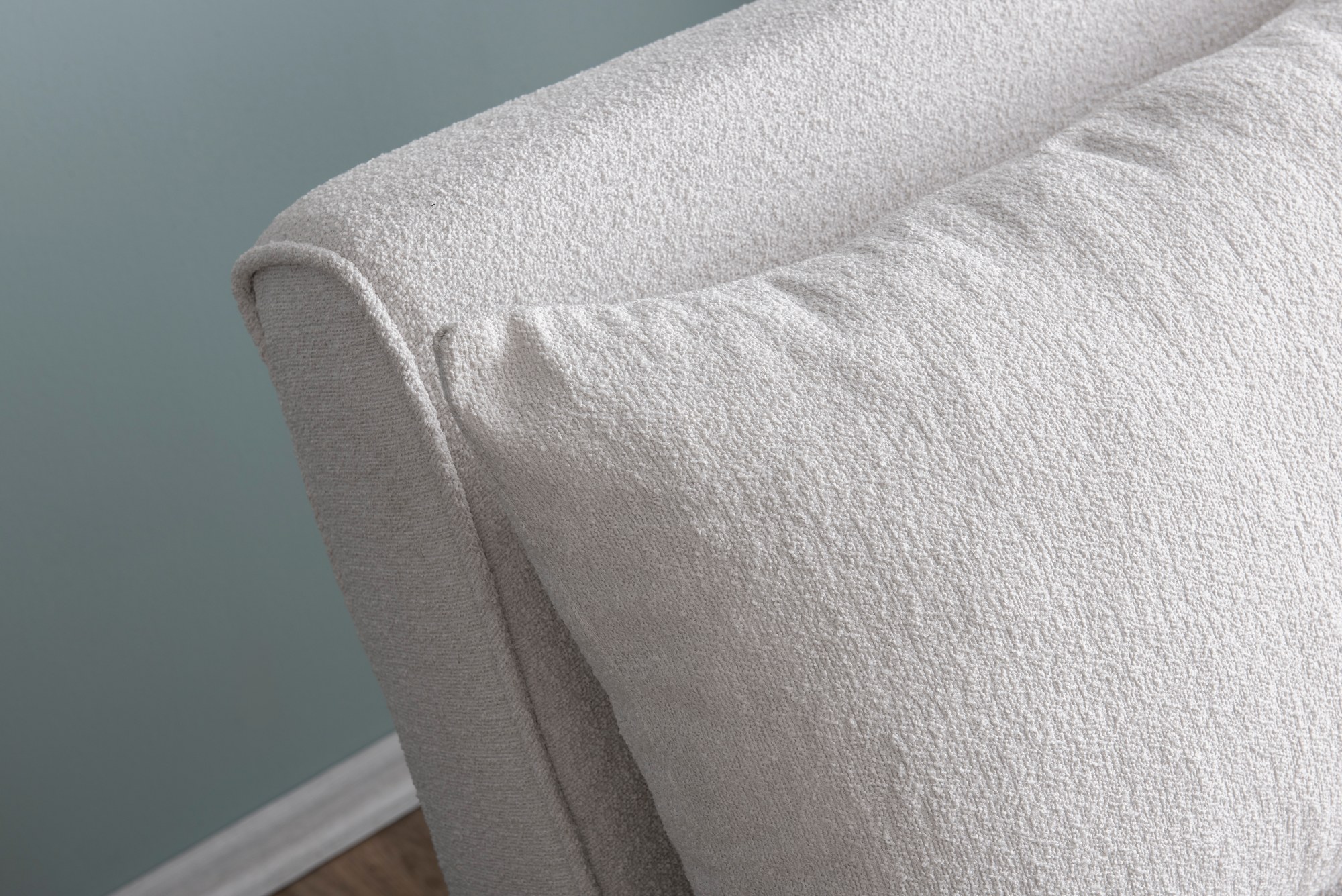 Foldable Sofa Bed 2-Seater White