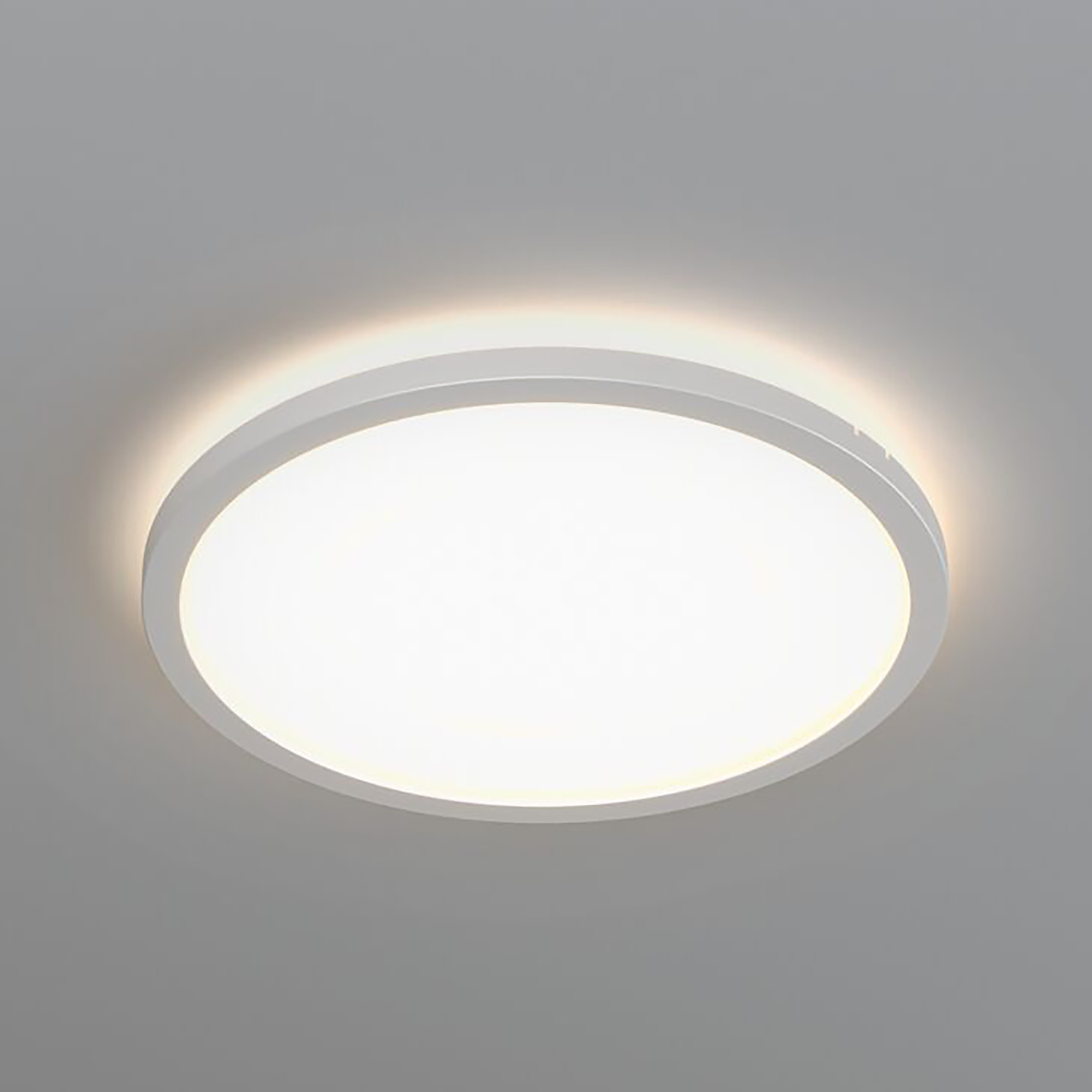 LED-Deckenleuchte Atria Shine Backlight Weiß Ø 29cm