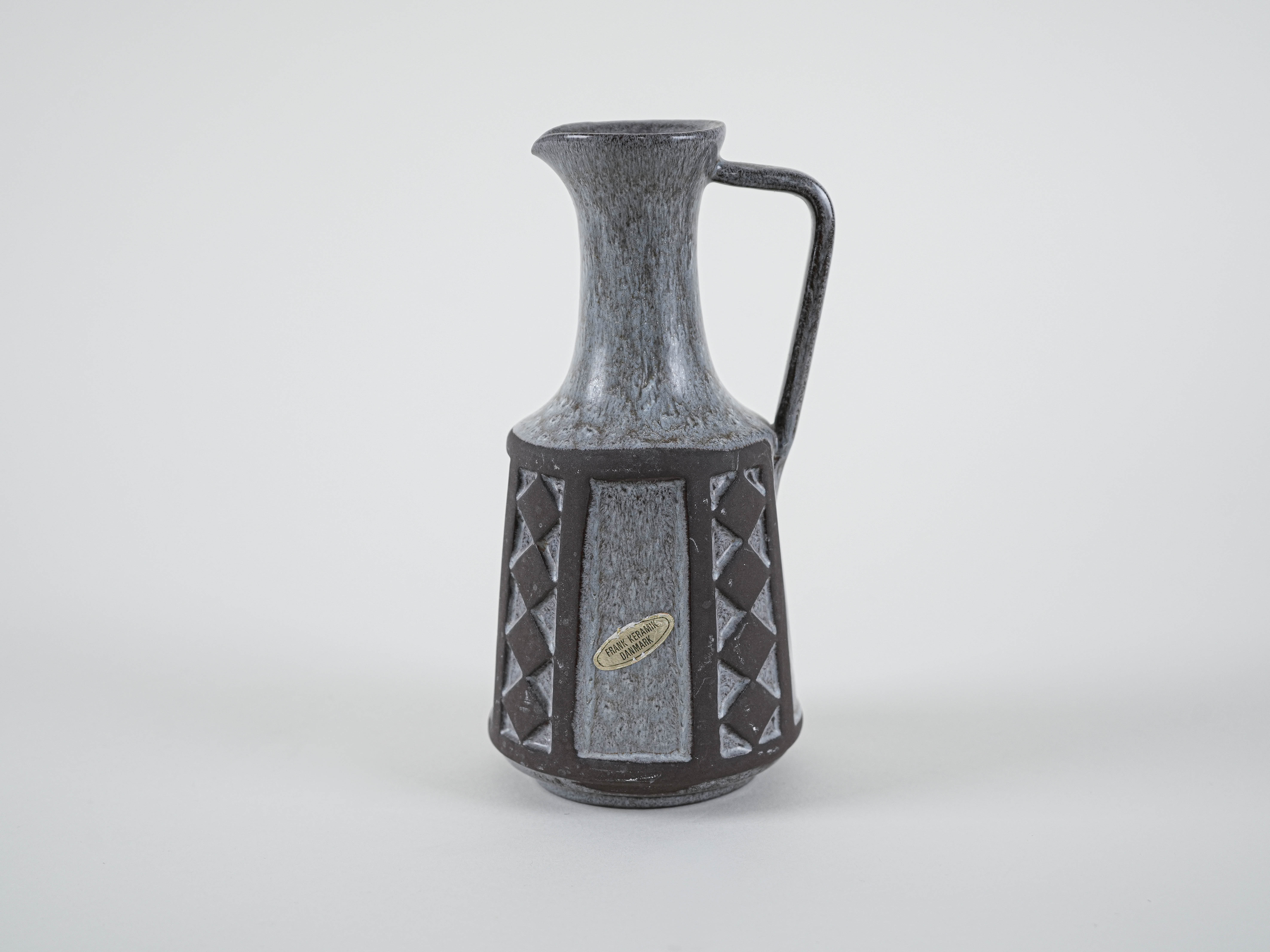 Ceramic vase 1970s Grey