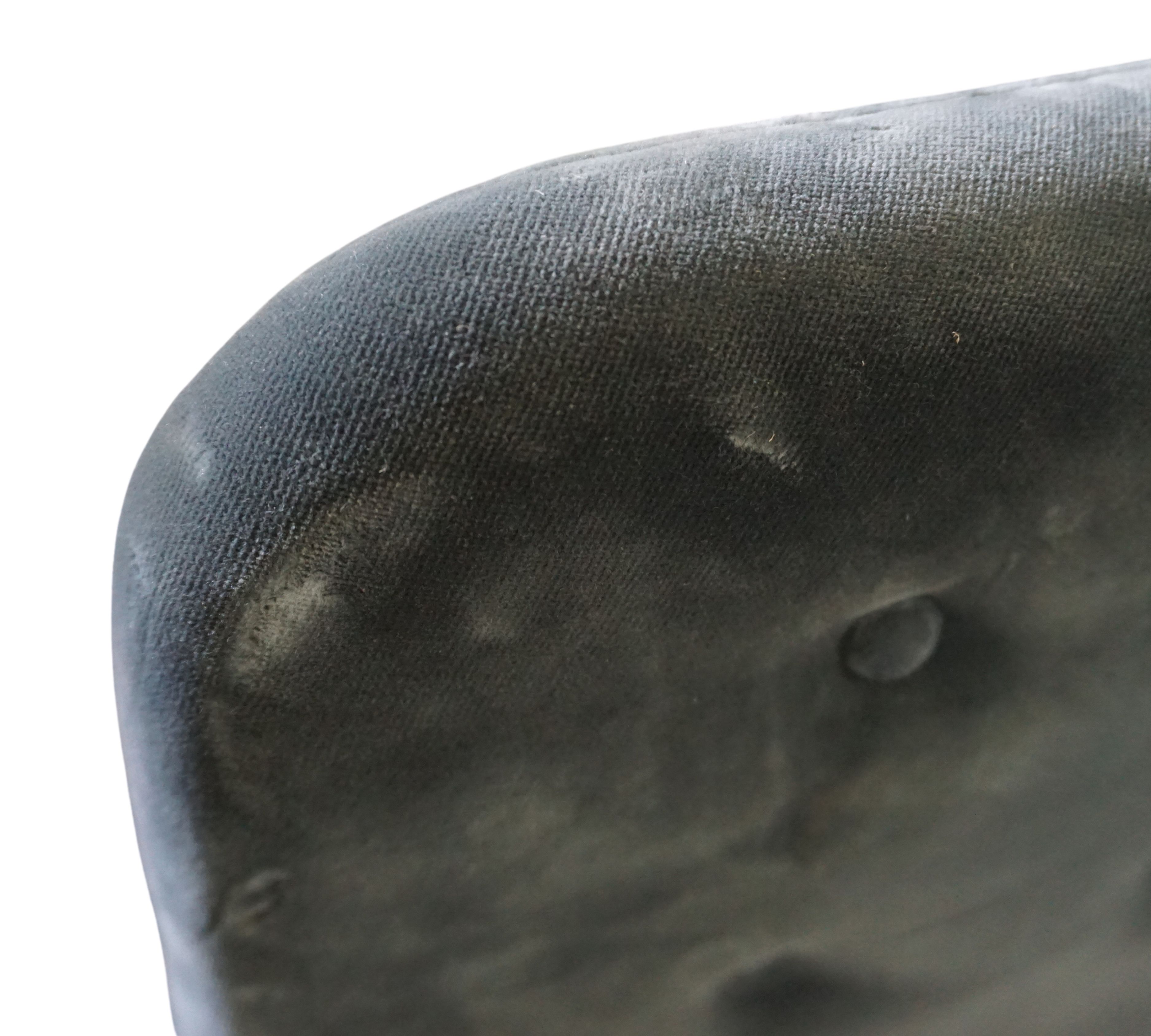 Mayor AJ6 Sofa Velvet Walnut Blue