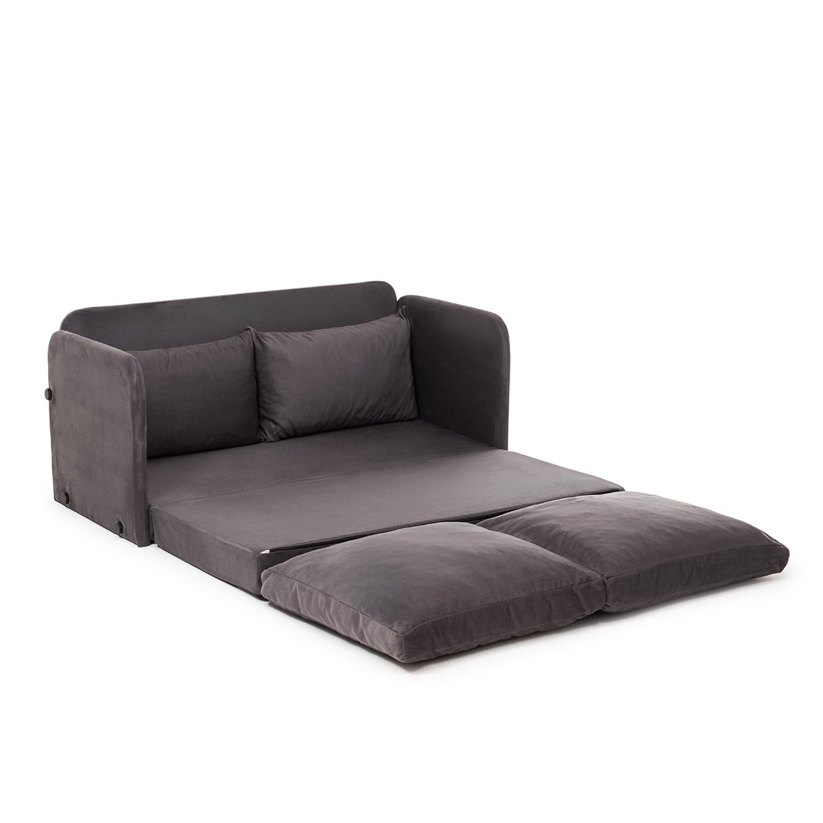 Saga Schlafsofa 2-Sitzer Grau