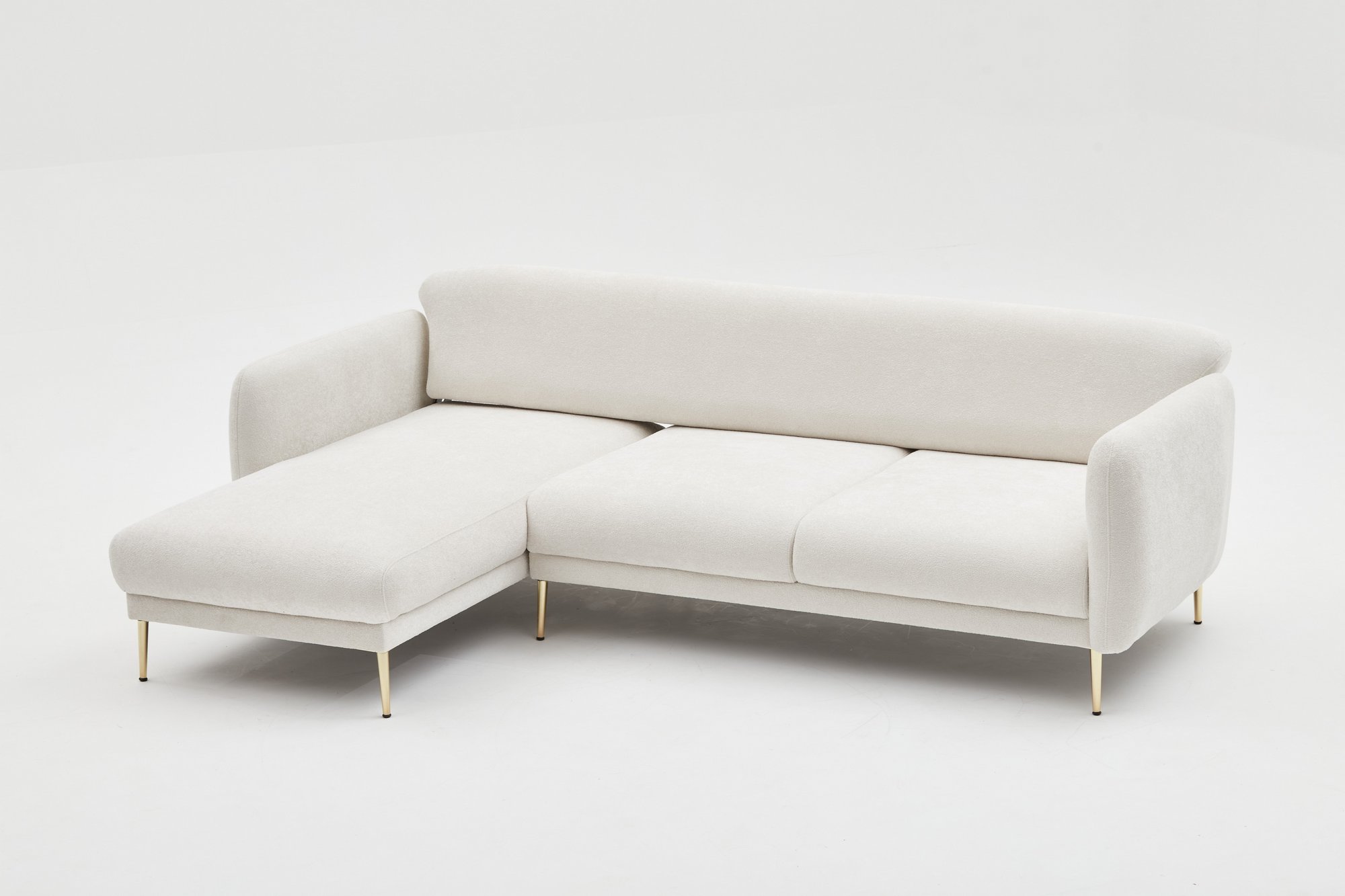 Simena Sofa Récamiere Links Creme