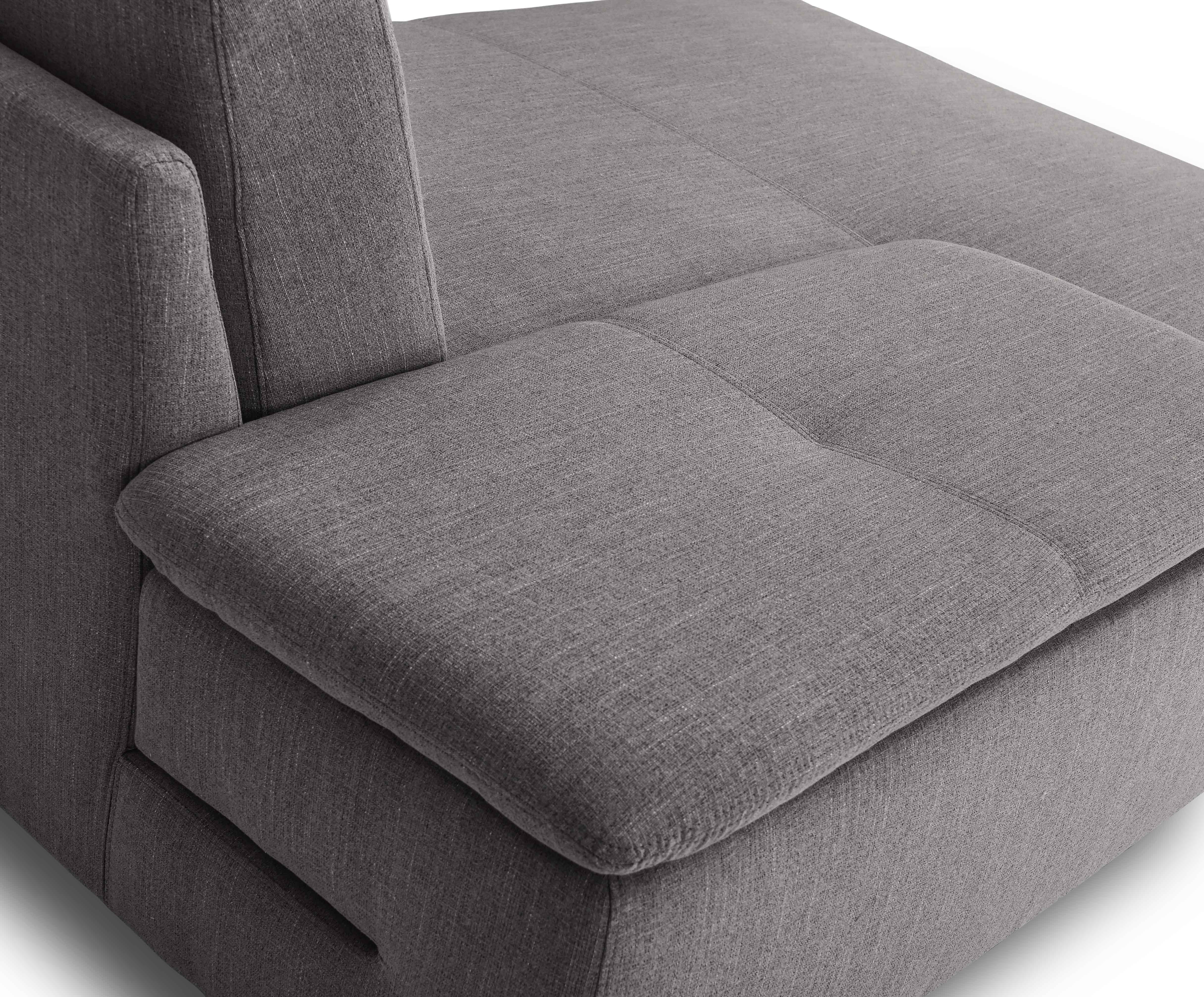 Filippo Ecksofa Textil Ronda88 Grau