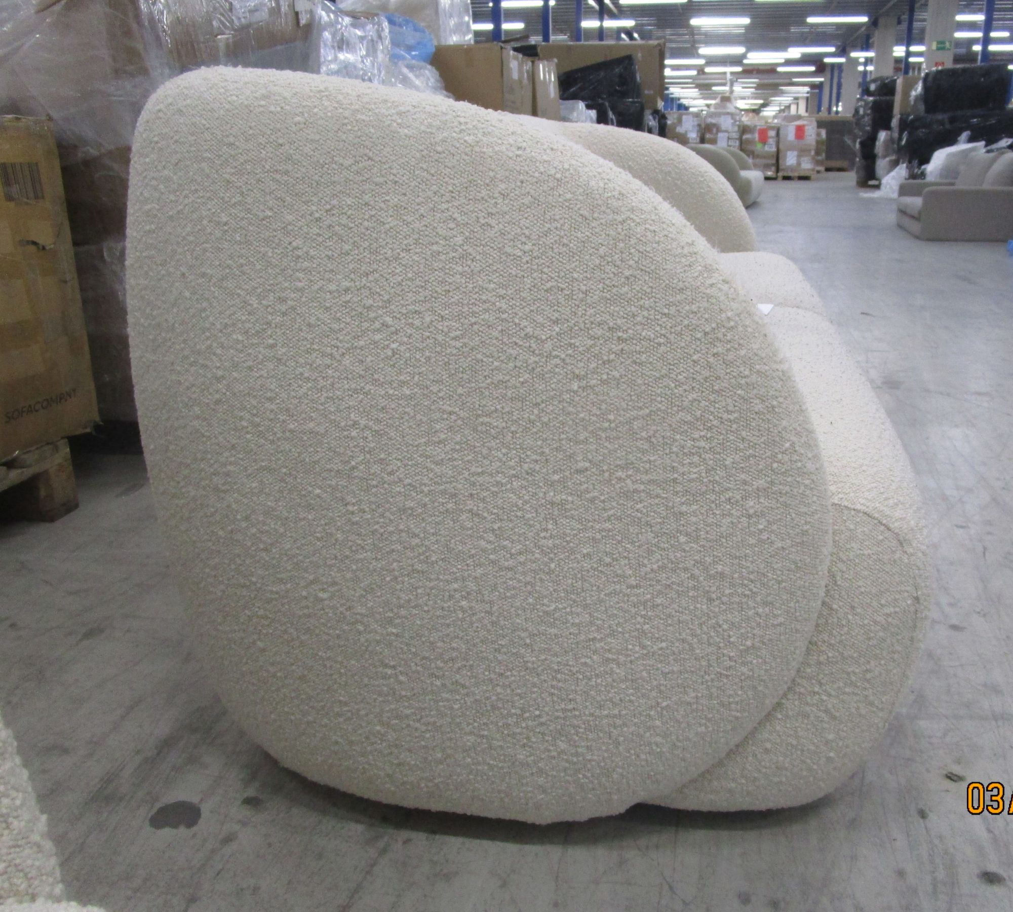 Paula Sofa 3-Sitzer Maya Cream
