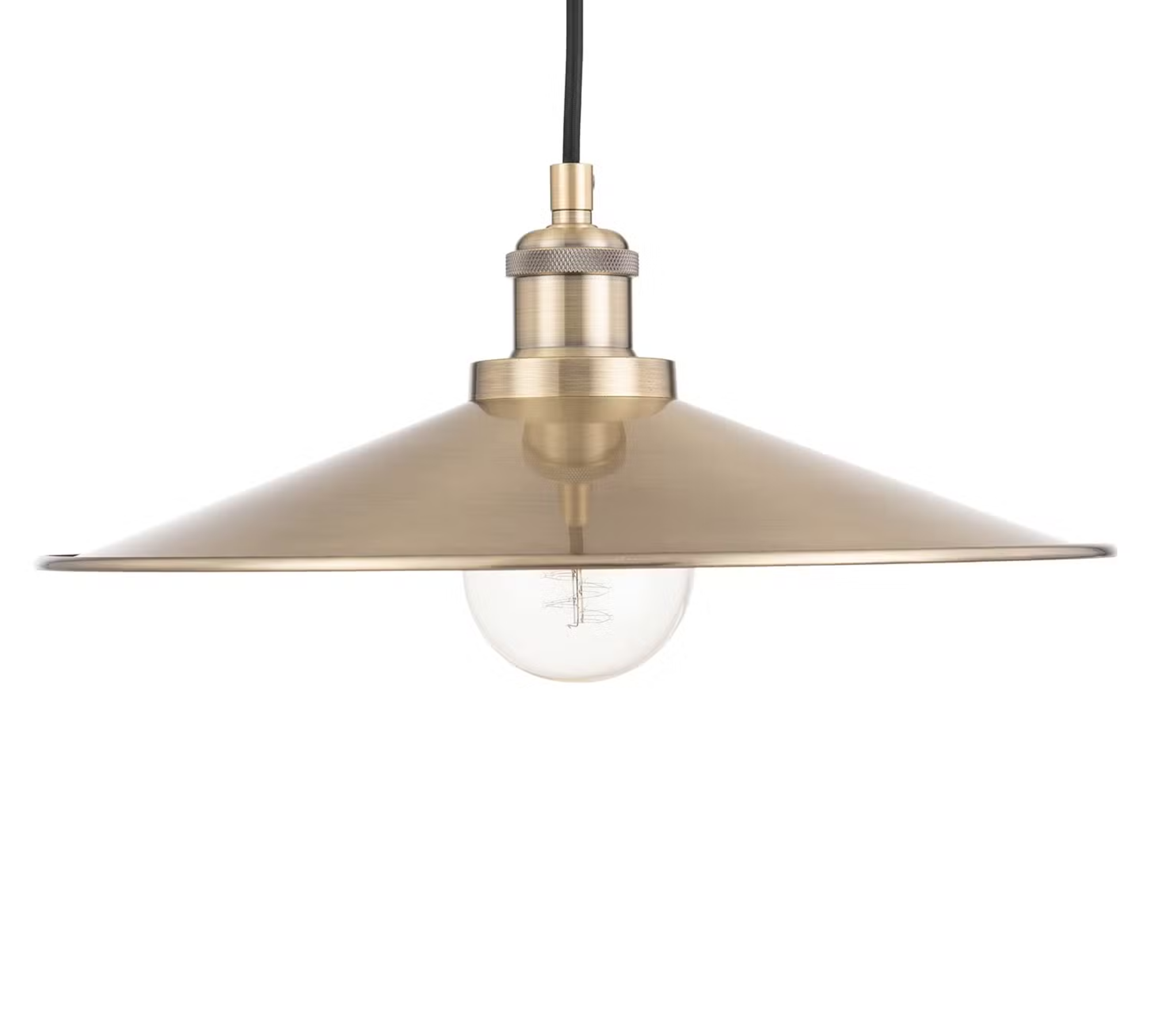 Pendant lamp 1-light metal powder-coated