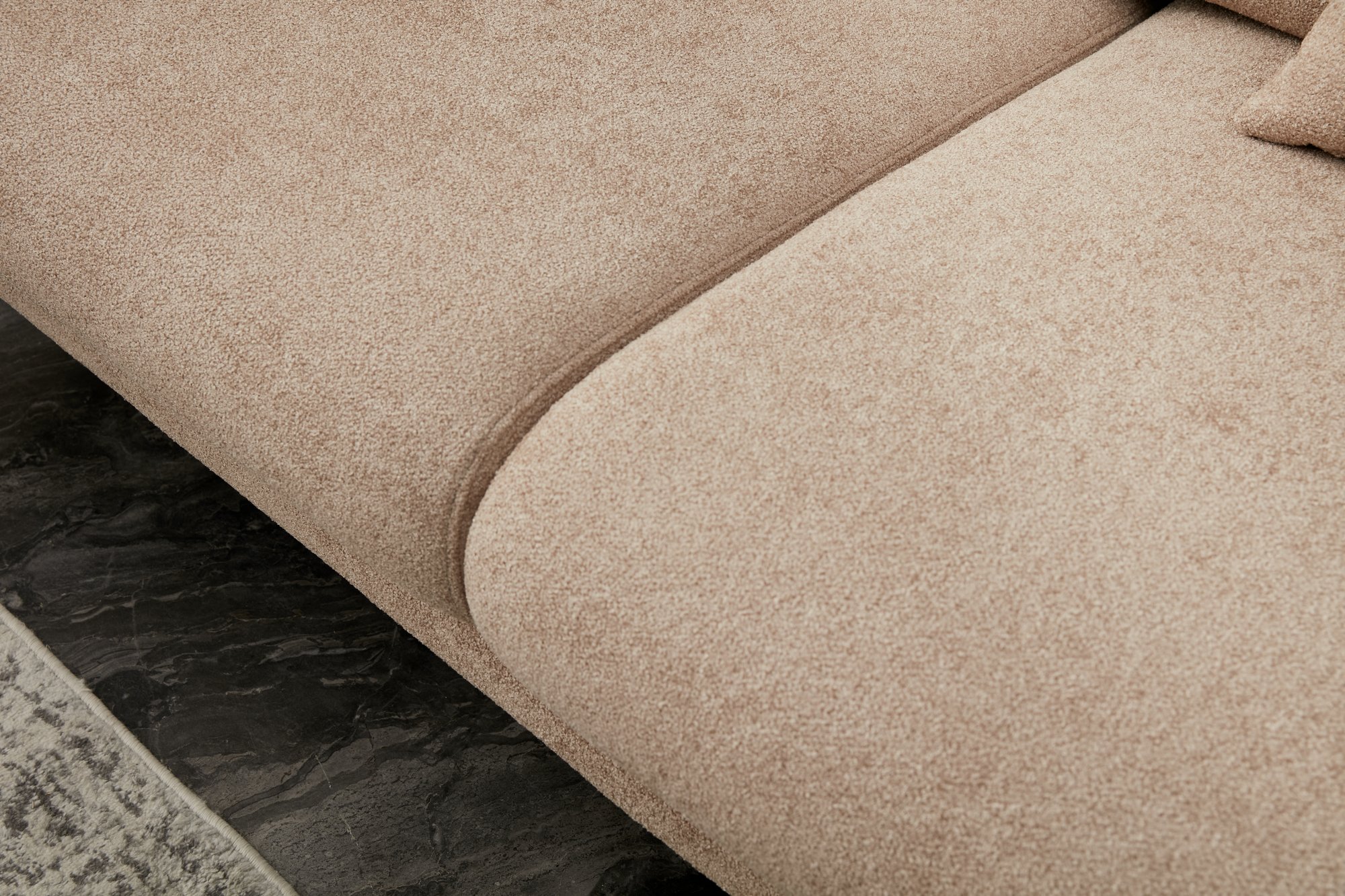 Simena Sofa 3-Sitzer Beige