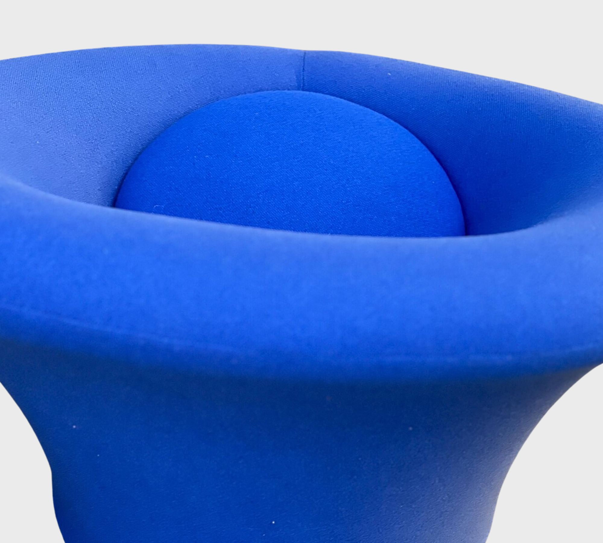 Mushroom Sessel von Pierre Paulin Wolle Blau