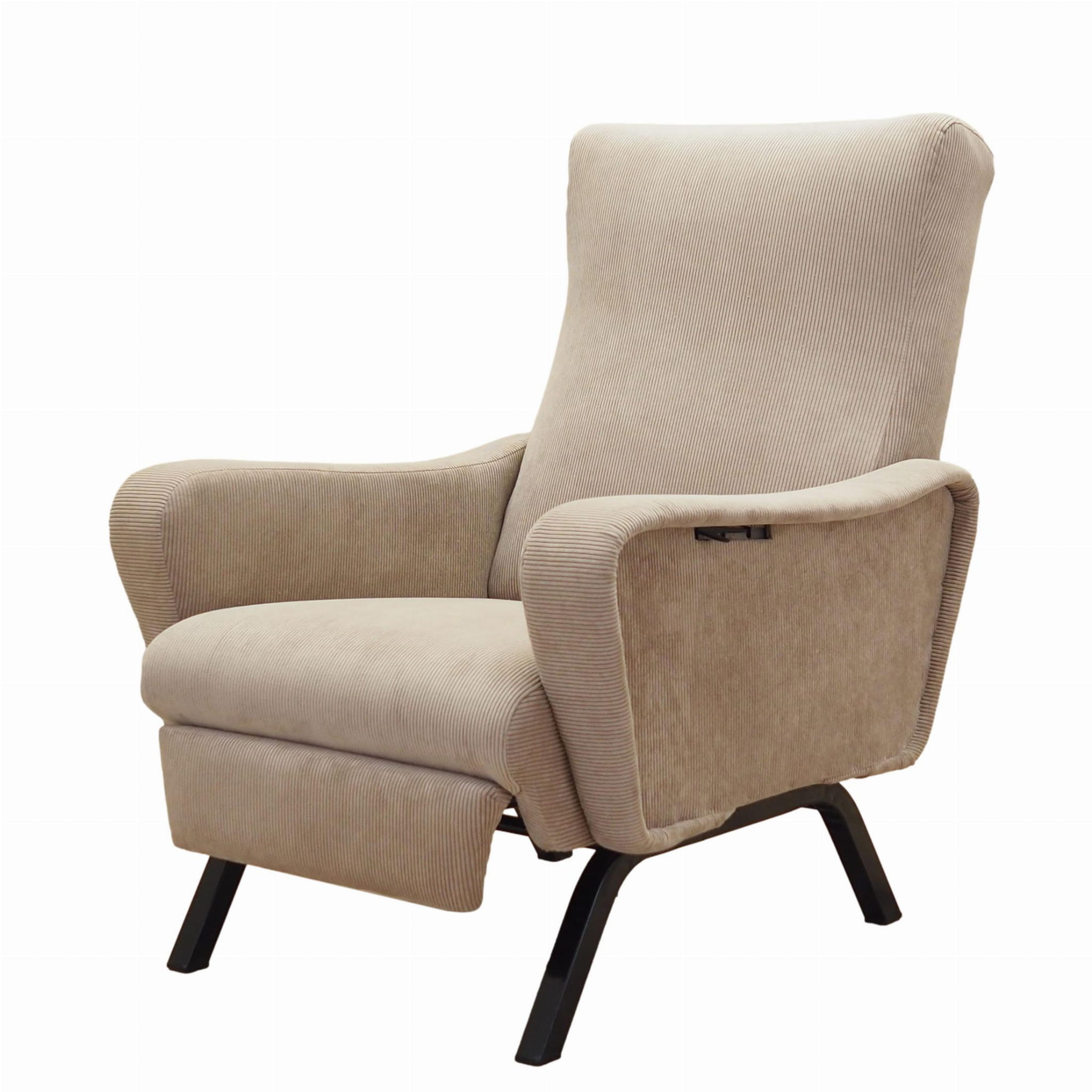 Poltrona marrone chiaro anni '70