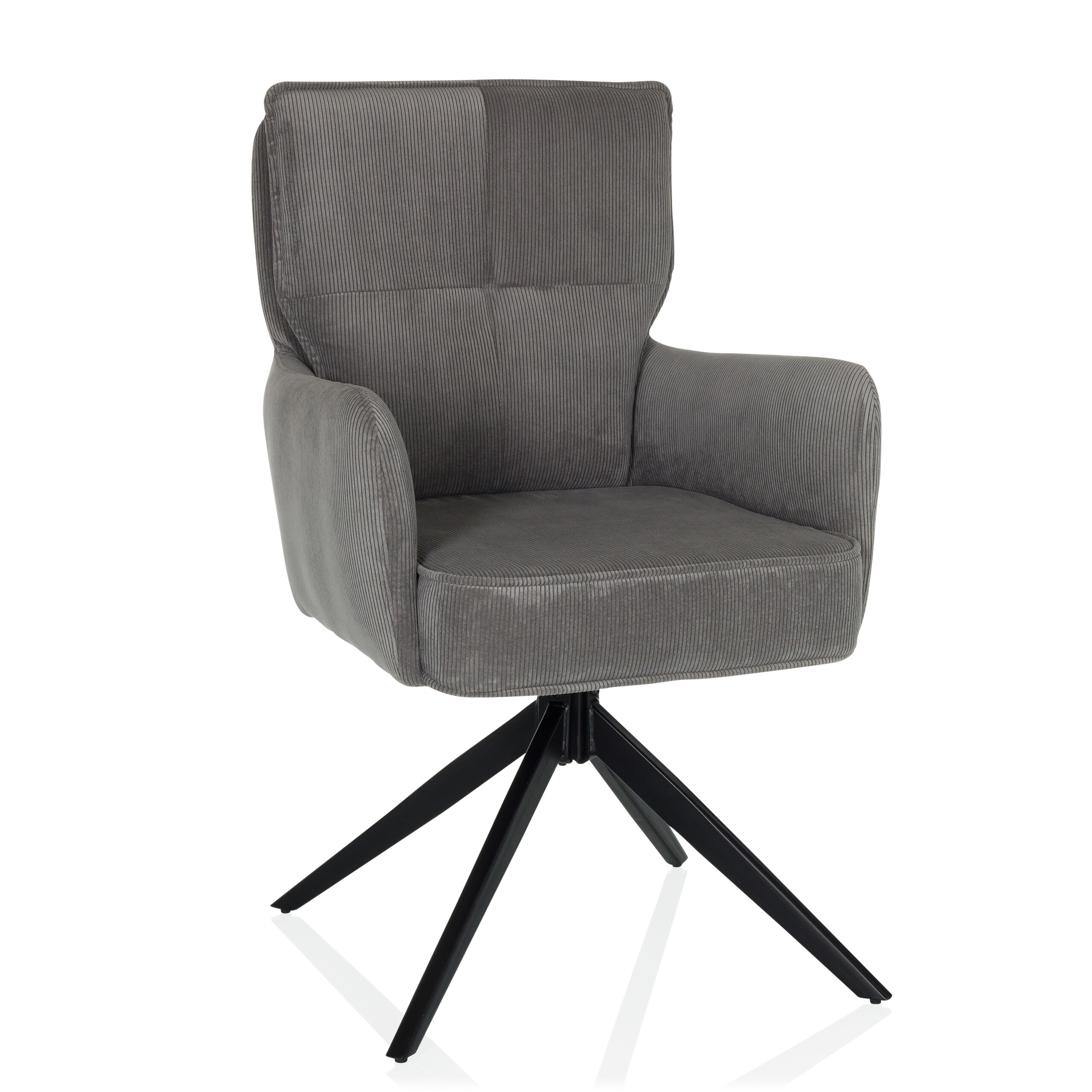 TARUGO Drehstuhl Stoff Grau