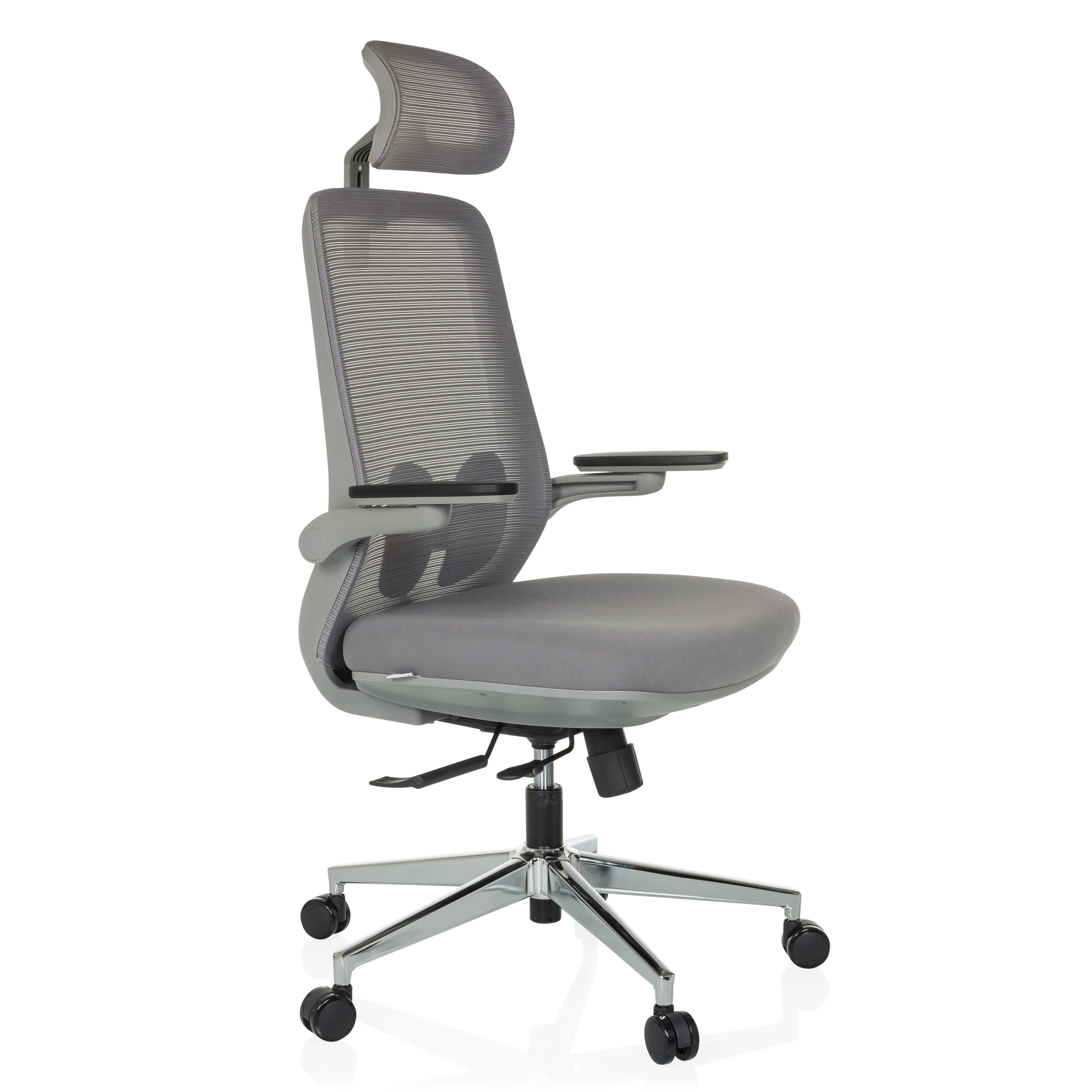 GAREMA Bürostuhl Stoff Grau