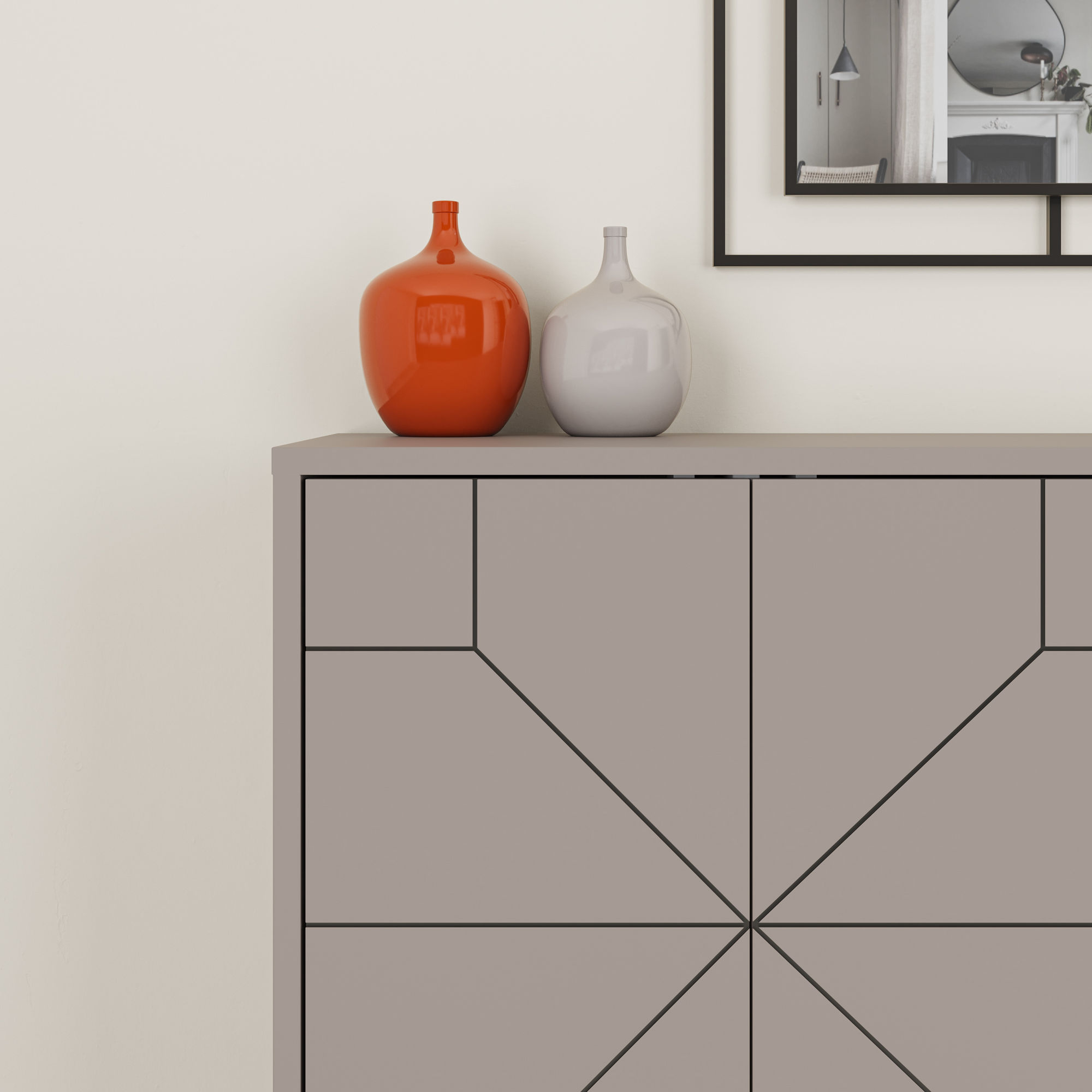 Dune dresser Light Mocha 123cm x 62.4cm