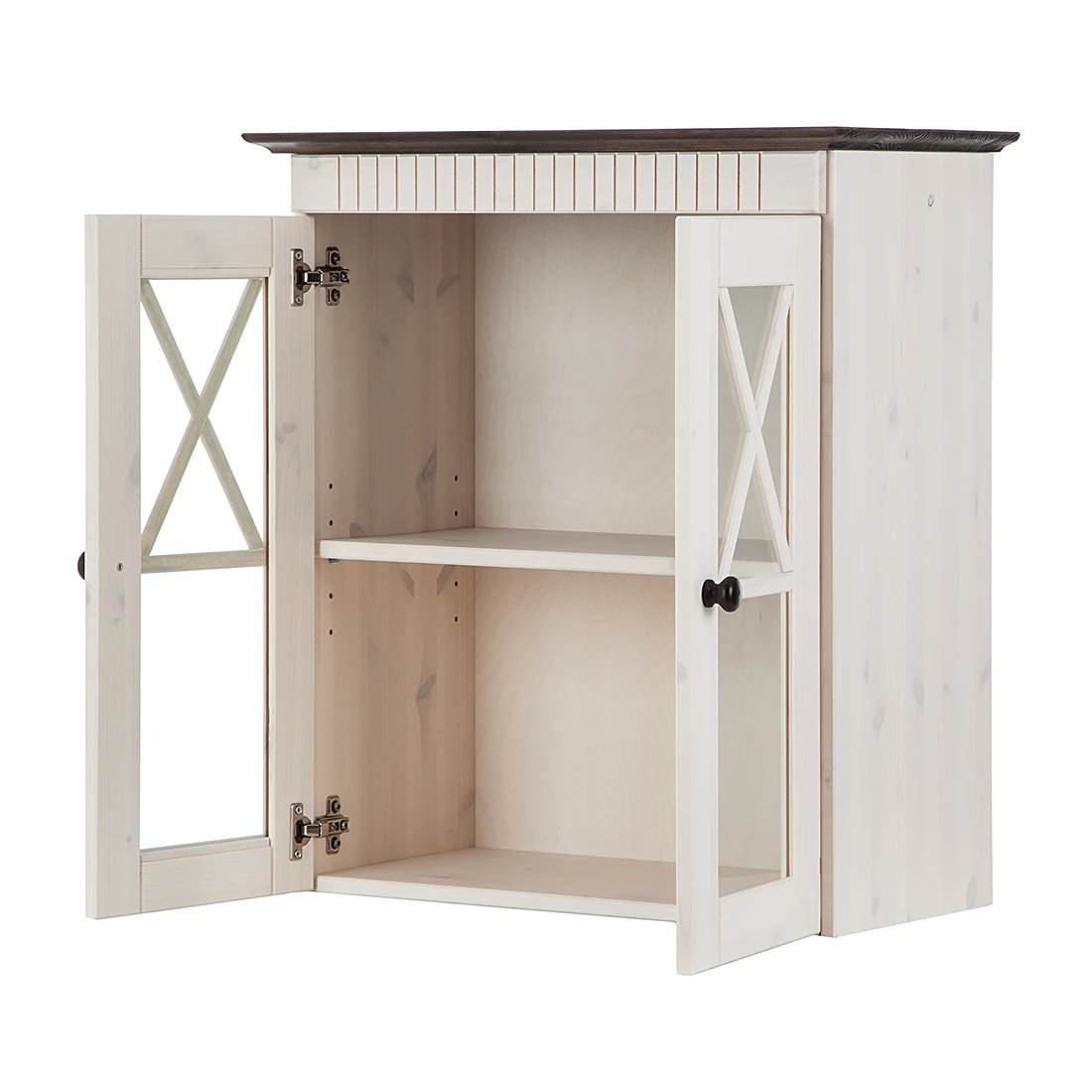 Hängeschrank Holz Weiß