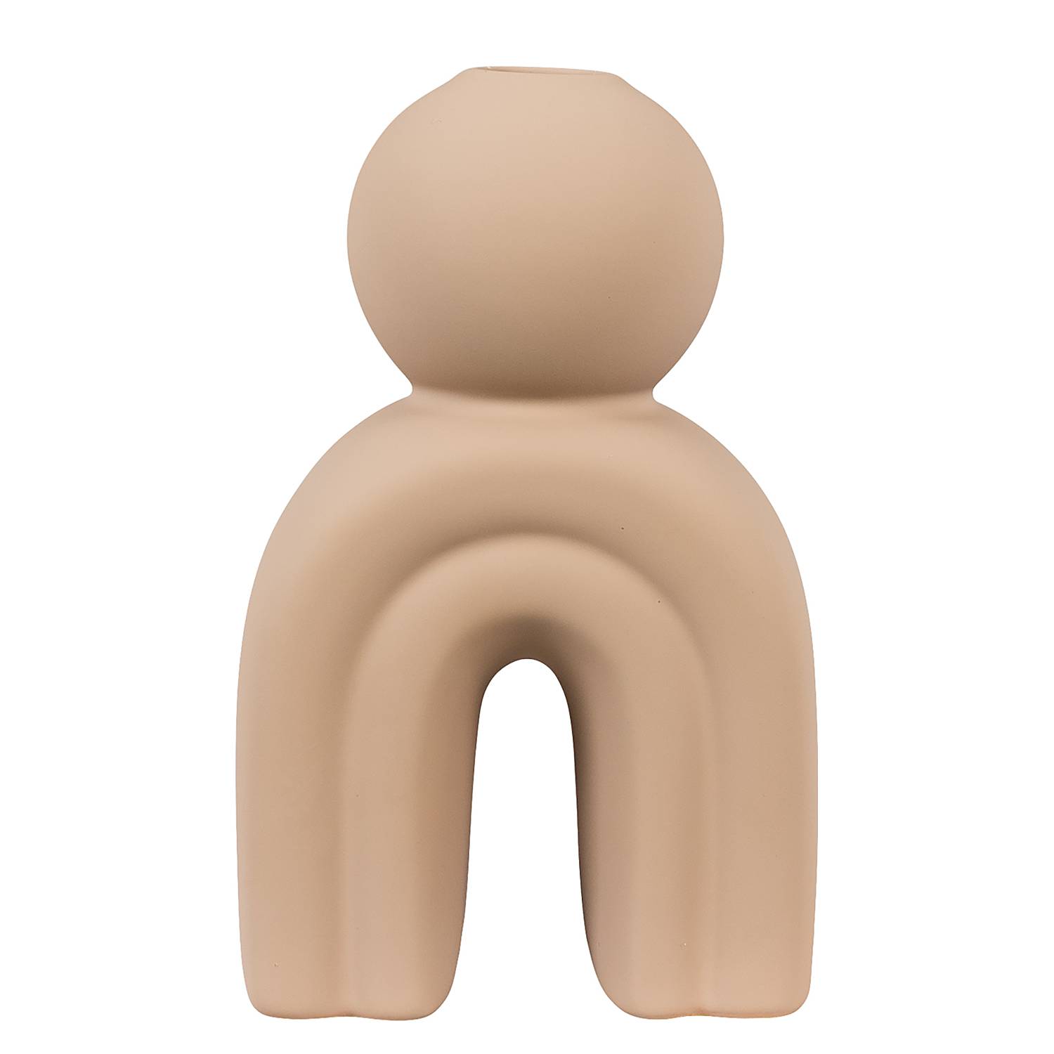 Jasike Kerzenhalter Keramik Beige