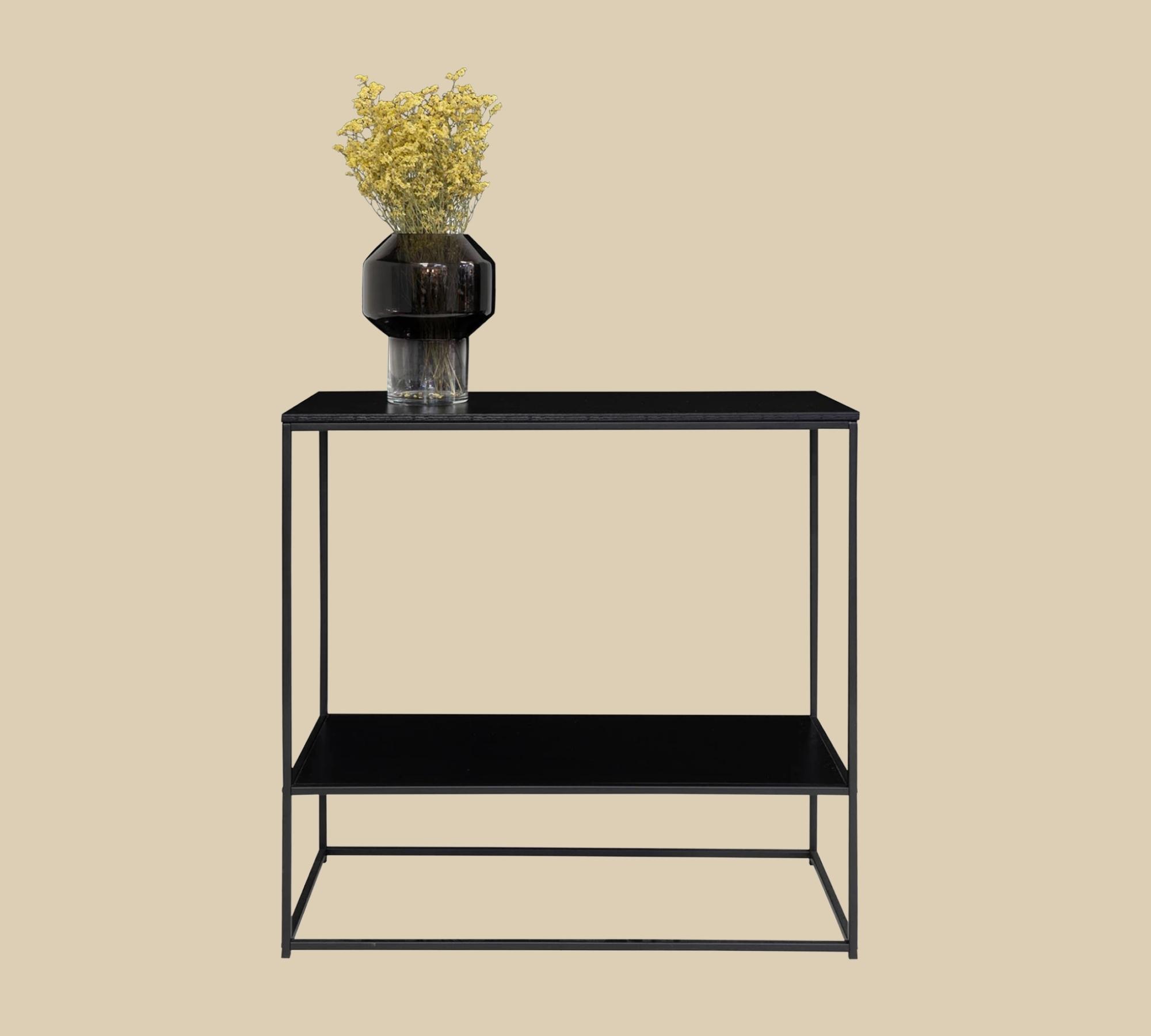 Console table Metal Black