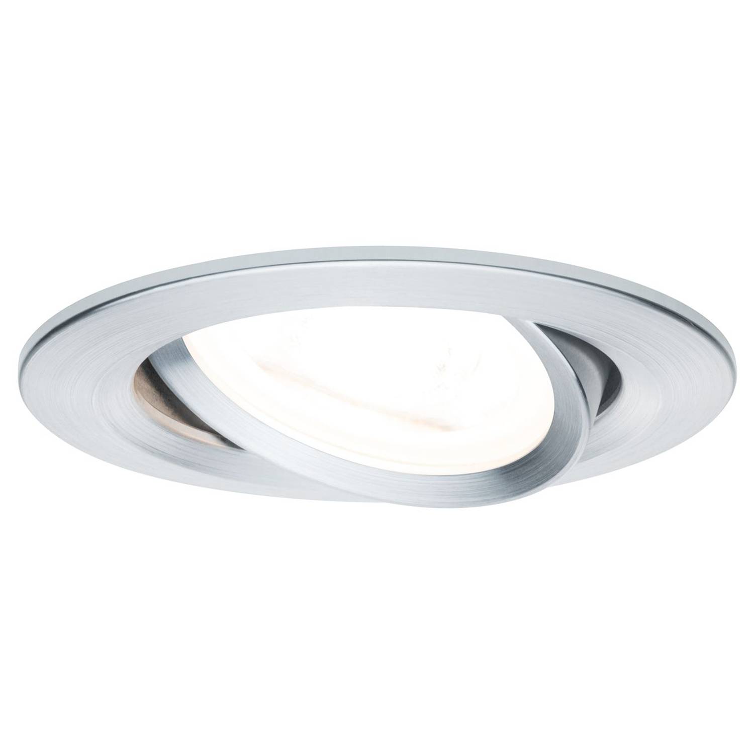 LED-Einbauleuchte Nova I Aluminium Grau
