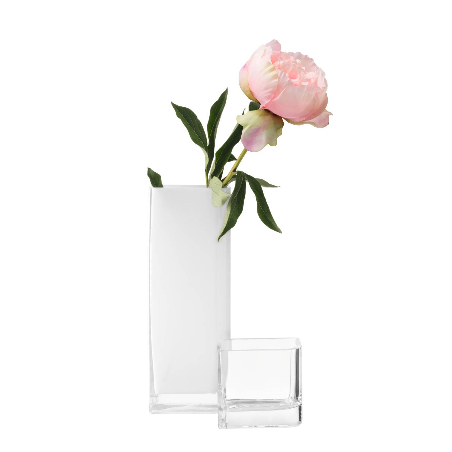 Lucca Vase Weiß