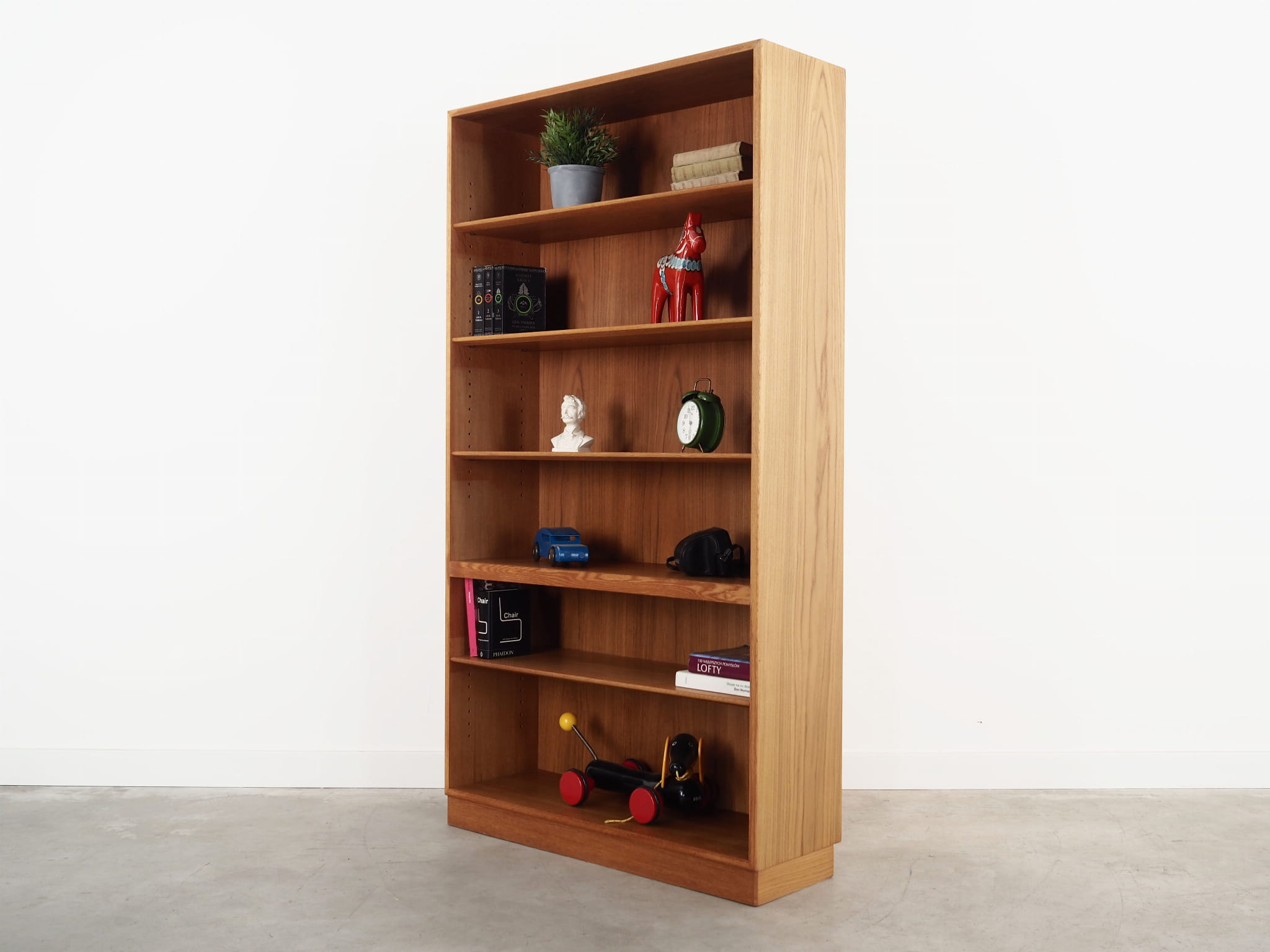 Vintage Bücherregal Holz Braun 1960er Jahre