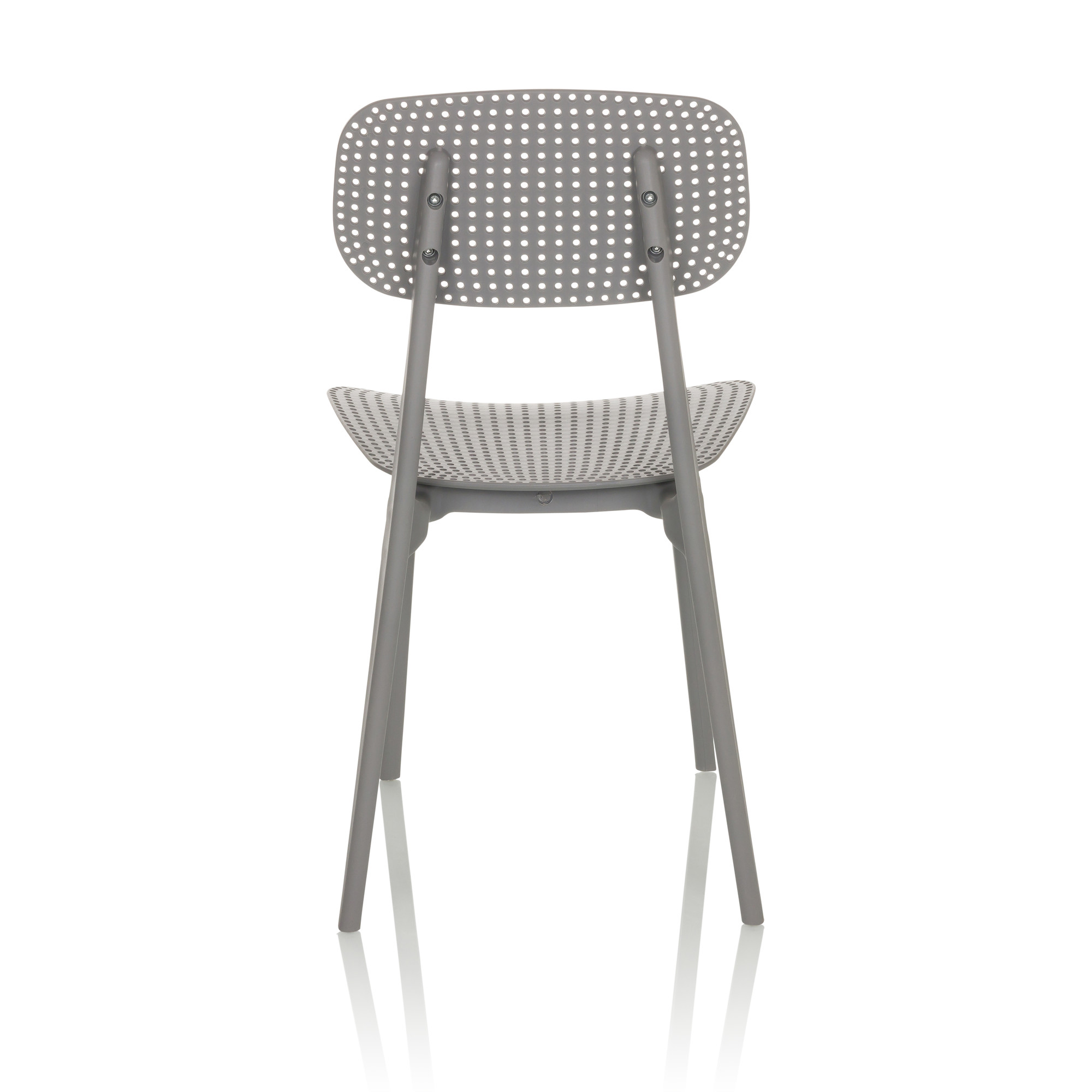 ARTIFO HOL Dining chair Stacking chair Plastic Grey