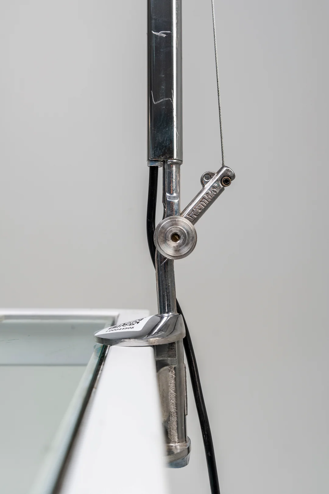 Artemide Tolomeo mit Klemme Aluminium Silber