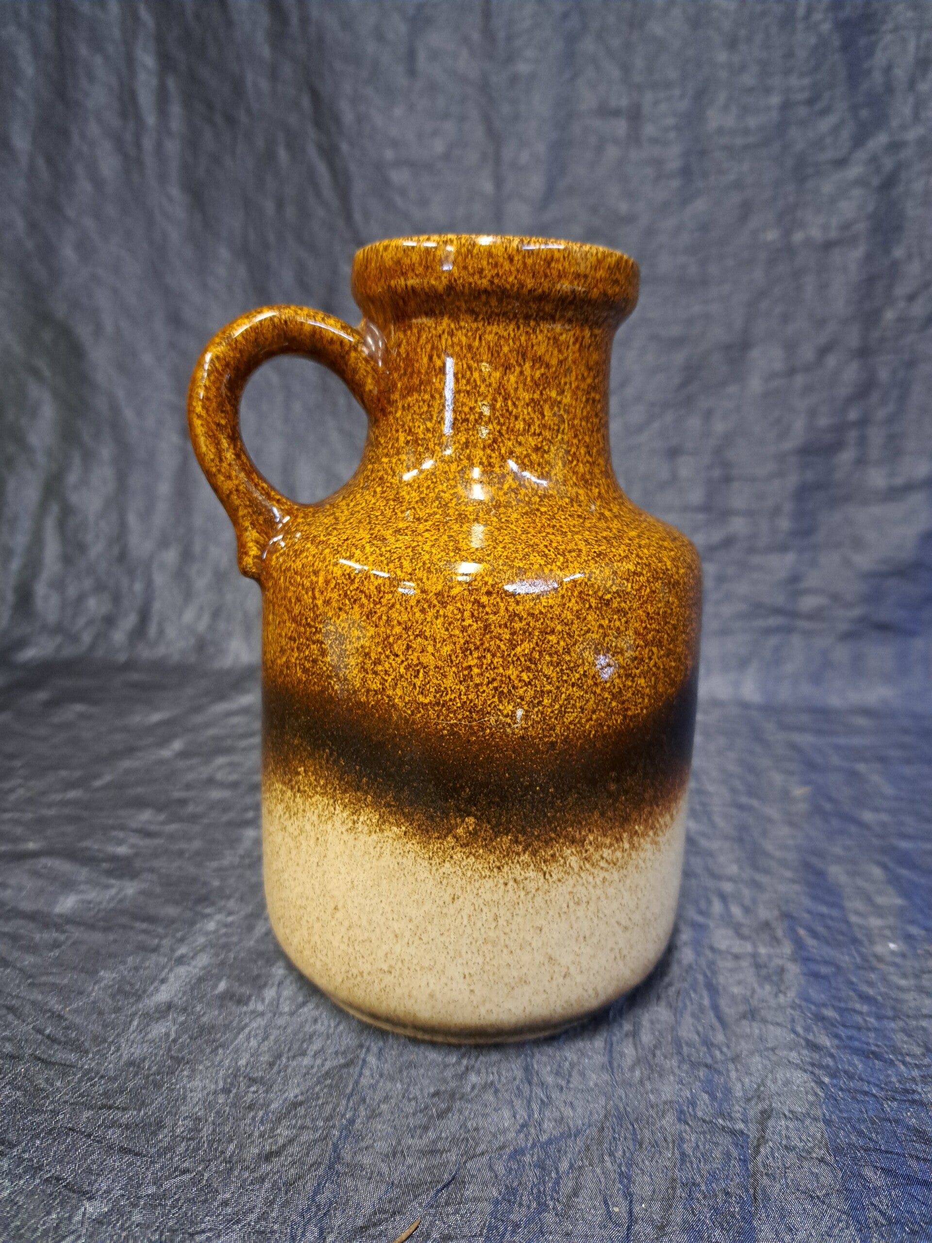 Vintage Vase Keramik Mehrfarbig